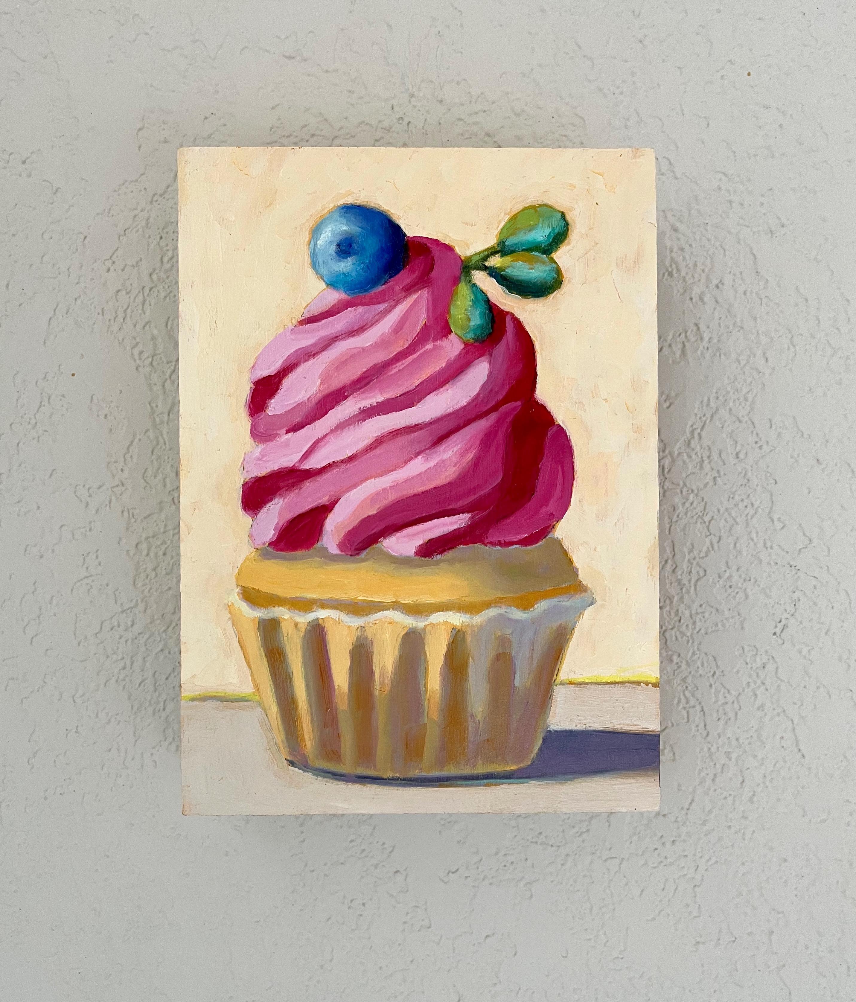 Raspberry Swirl, Oil Painting For Sale 1