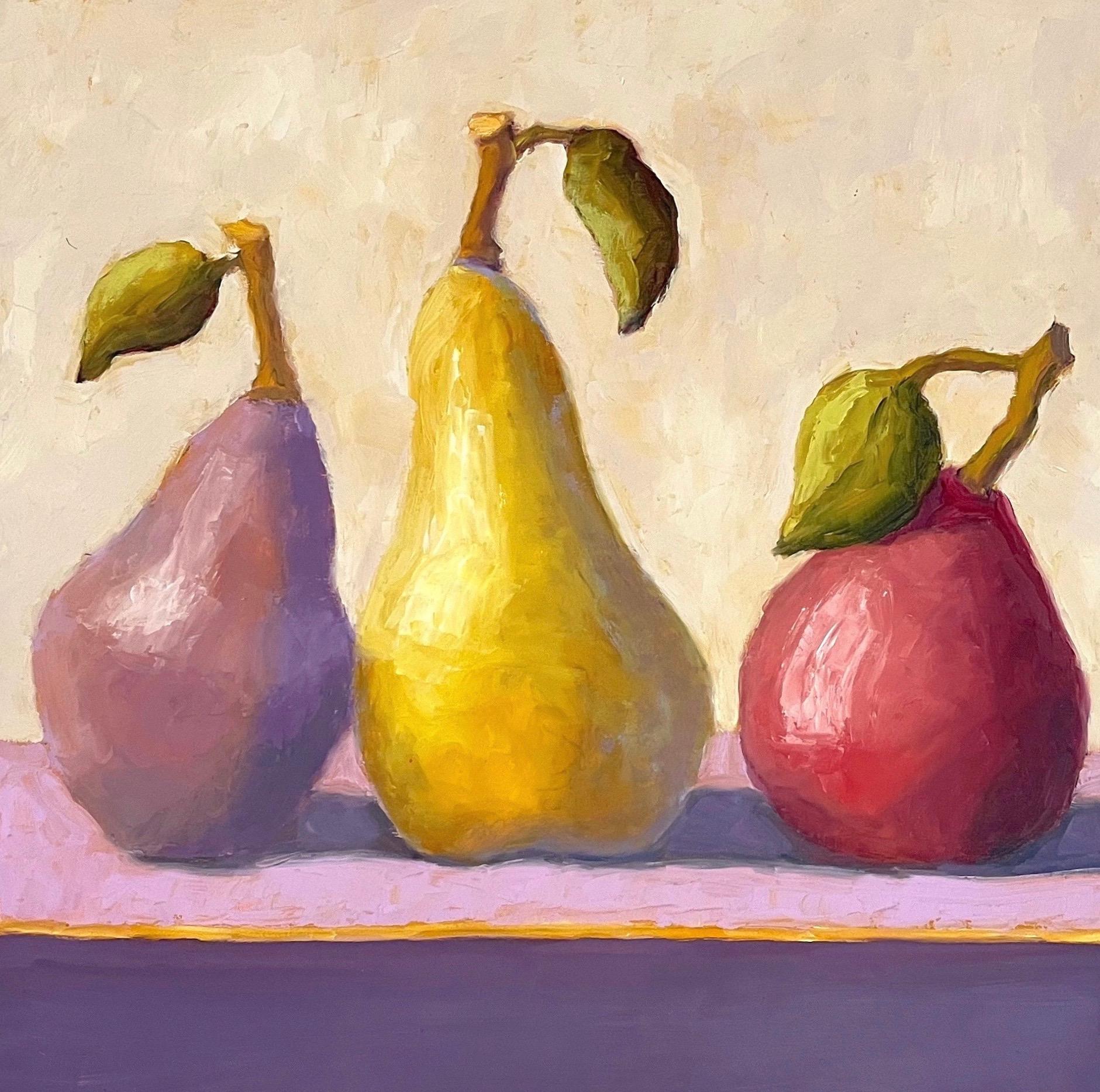 Still-Life Painting Pat Doherty - Trois variétés, peinture à l'huile