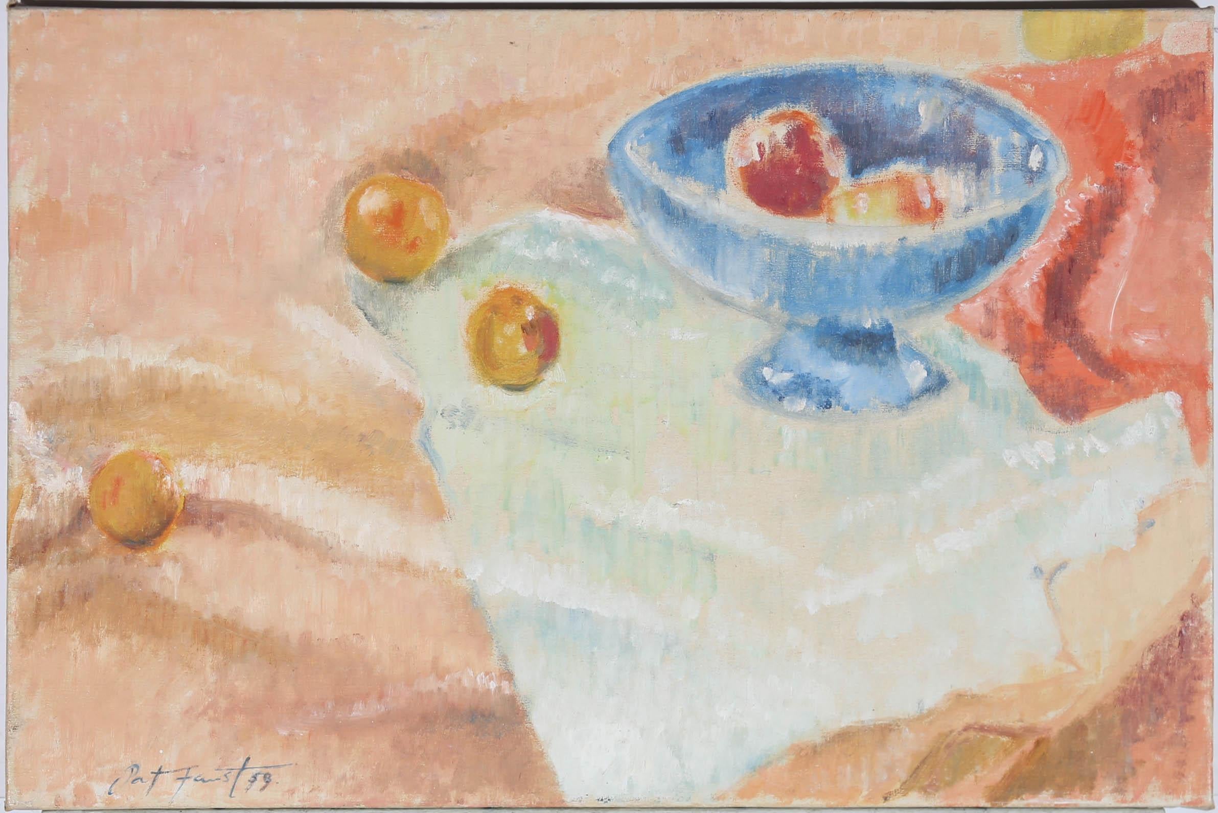 Pat Faust (1950-2000) - 1958 Olio, Frutti sottili 1