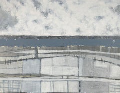 « Across the River II », peinture abstraite