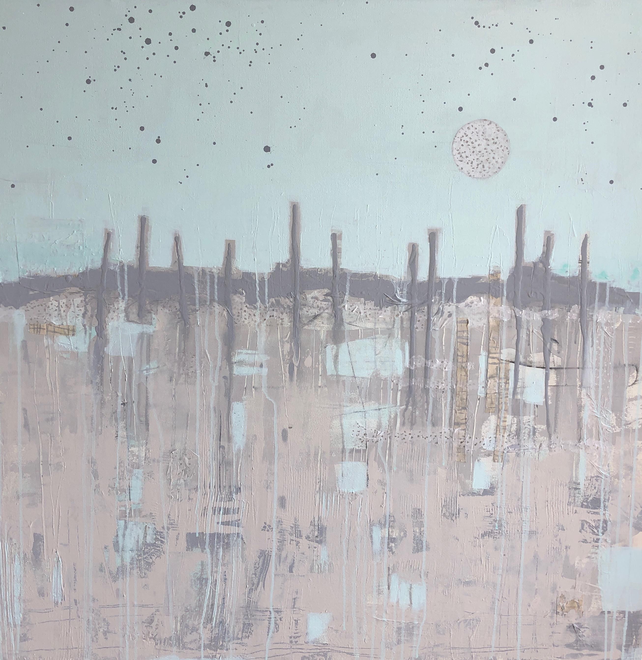 Abstract Painting di Pat Forbes - Luna di miele, pittura astratta