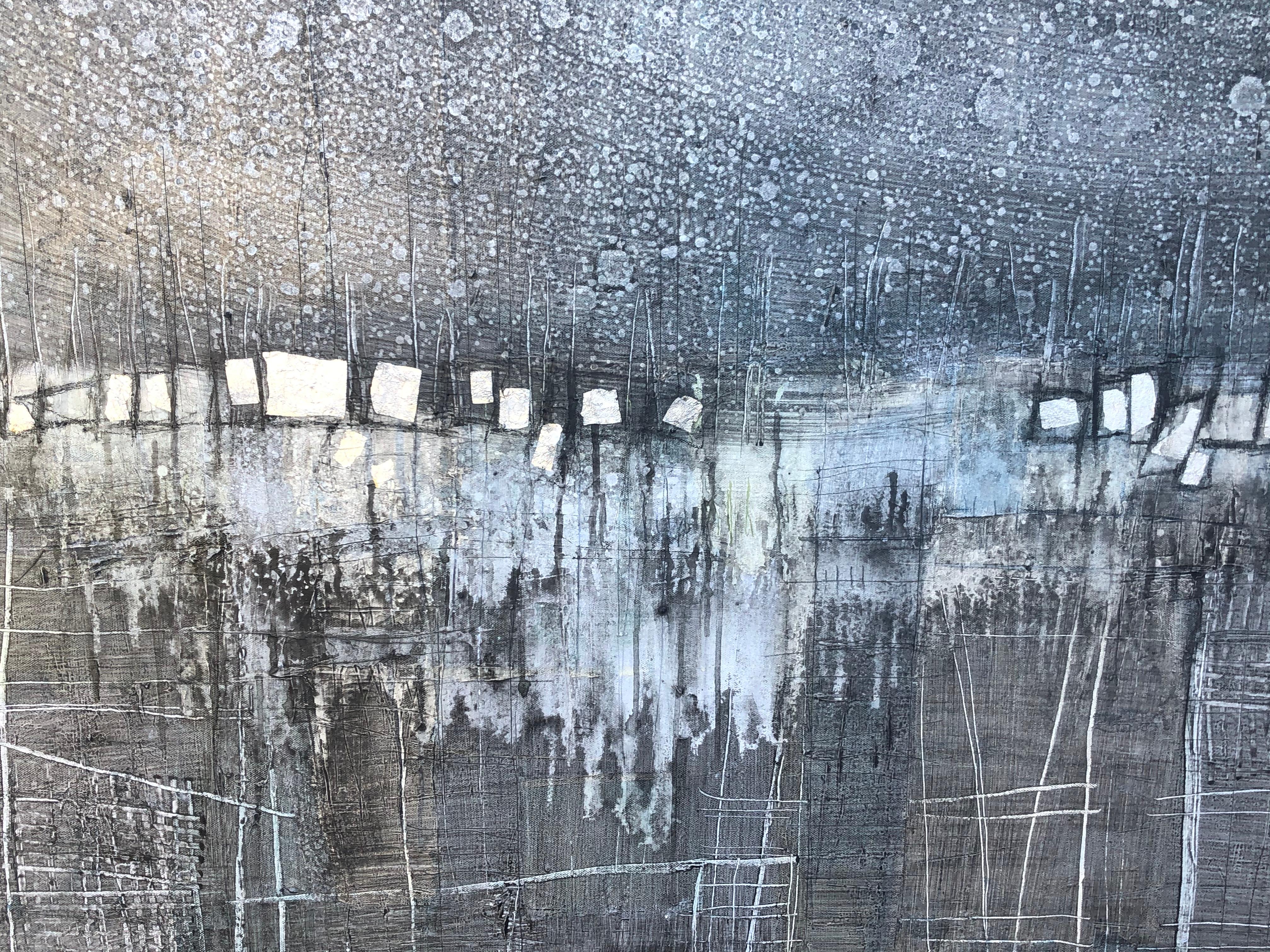 Night Rain II, Abstract Painting 2