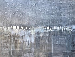 Night Rain II, Abstract Painting