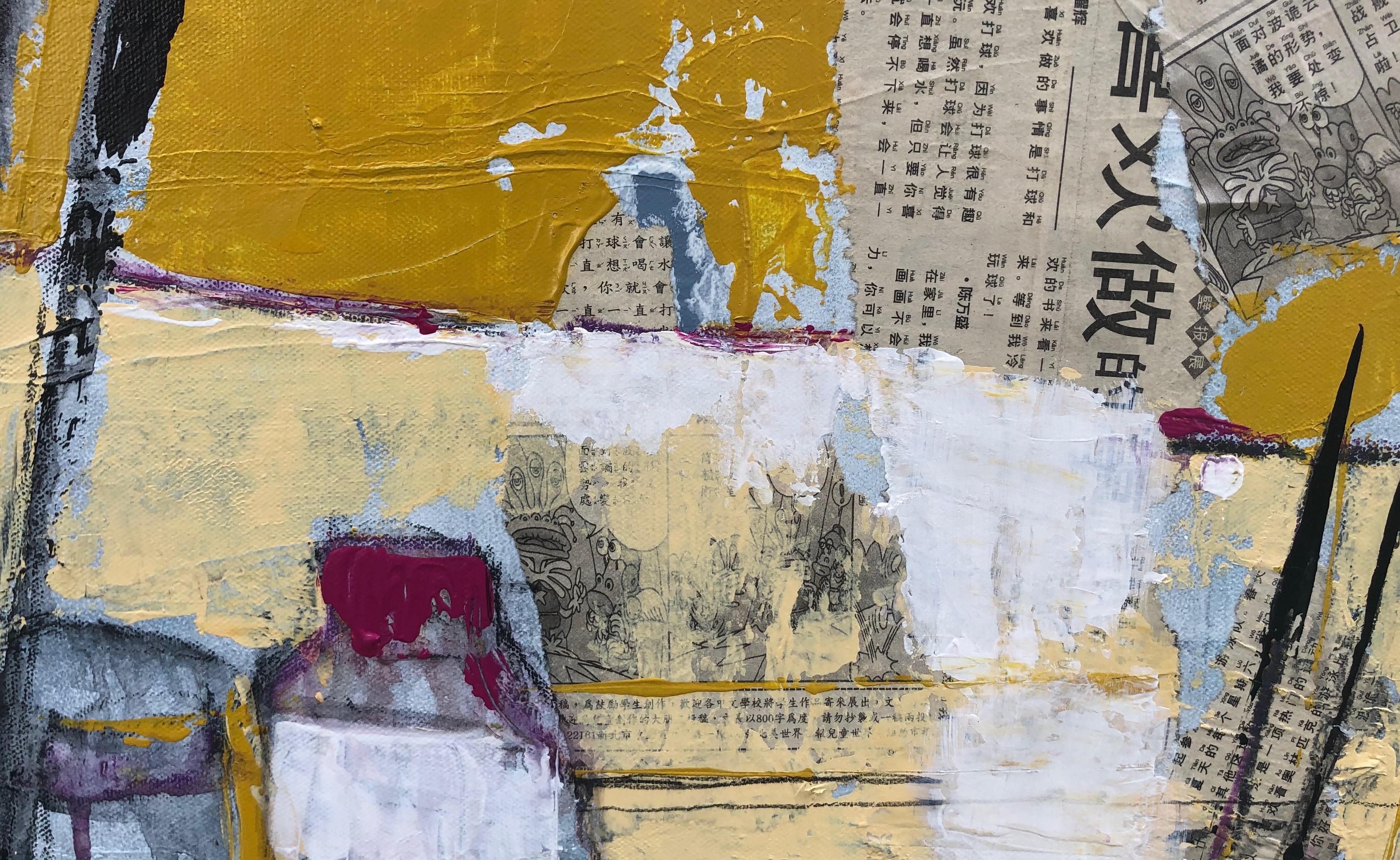Studio A - Still-Life Painting Beige di Pat Forbes