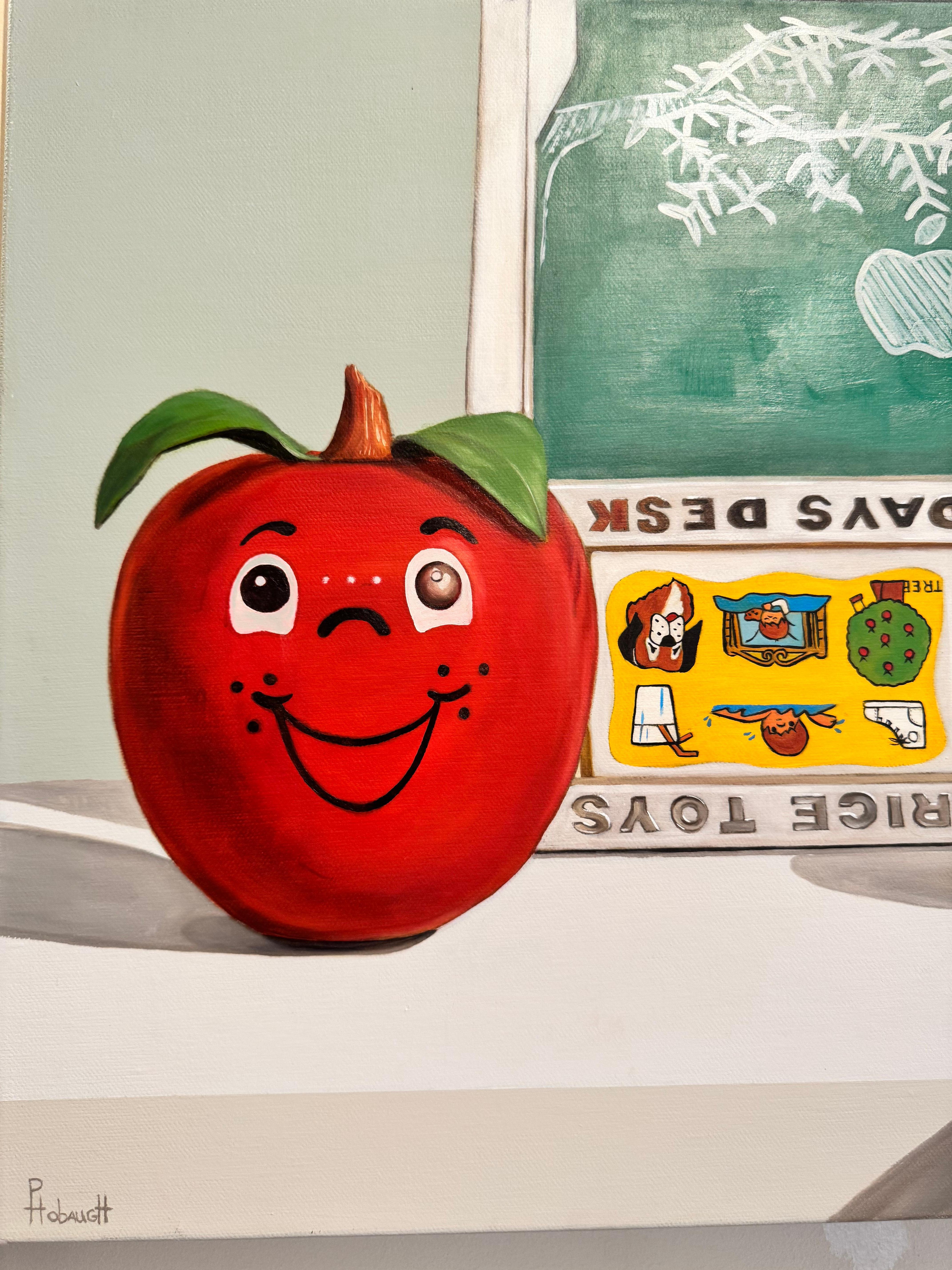 Una mela al giorno - Painting Pop Art di Pat Hobaugh