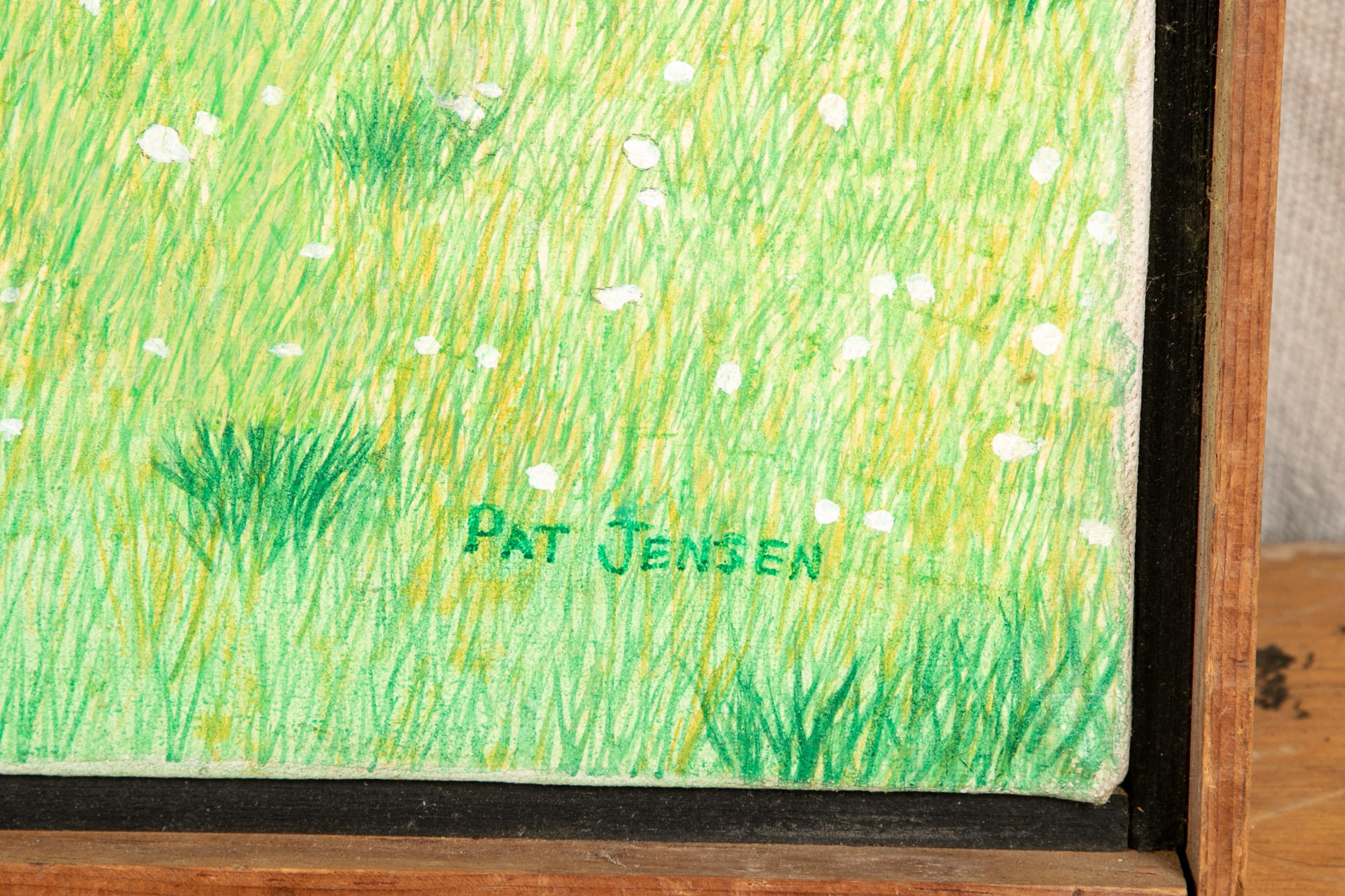 Pat Jensen Oil On Canvas, 