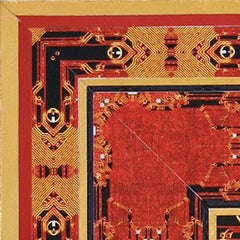 Pat Lay, DM325161212, 2016, Pittura, pannello, carta d'archivio, stampa a getto d'inchiostro