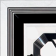 Pat Lay, DM415161212, 2016, Pittura acrilica, tavola, stampa digitale a pigmenti