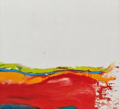 "L'uccello canta sull'undicesima strada" Pat Lipsky, Campo cromatico, Colorato, Espressionista