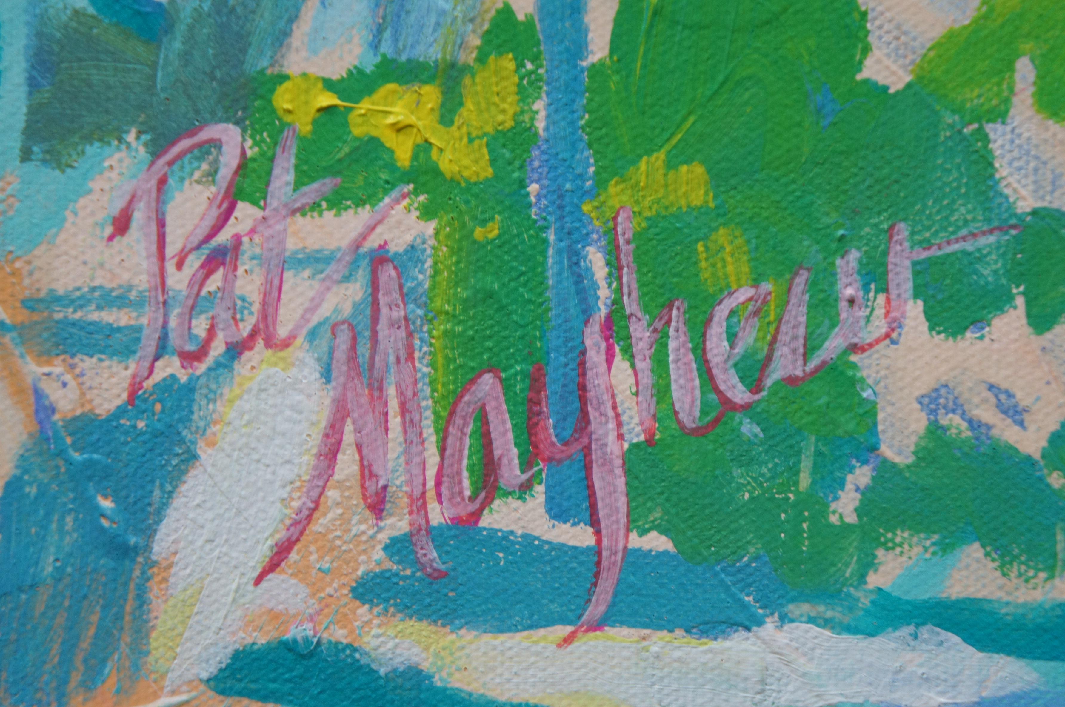 Pat Mayhew Original Signed Oil Painting on Canvas Impressionist Painting 1