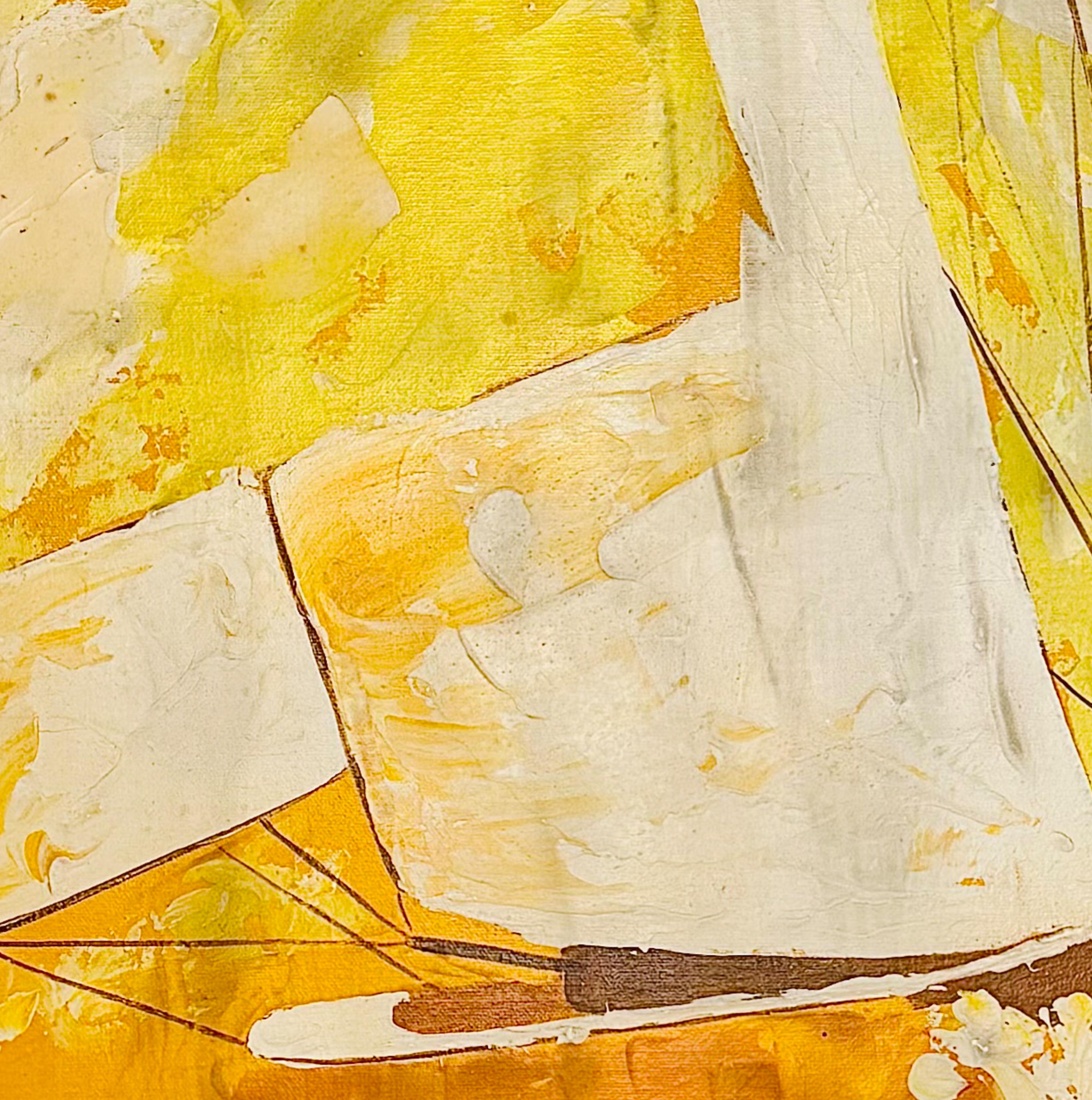 Pat McAlevey Mid Century Modern Abstract 