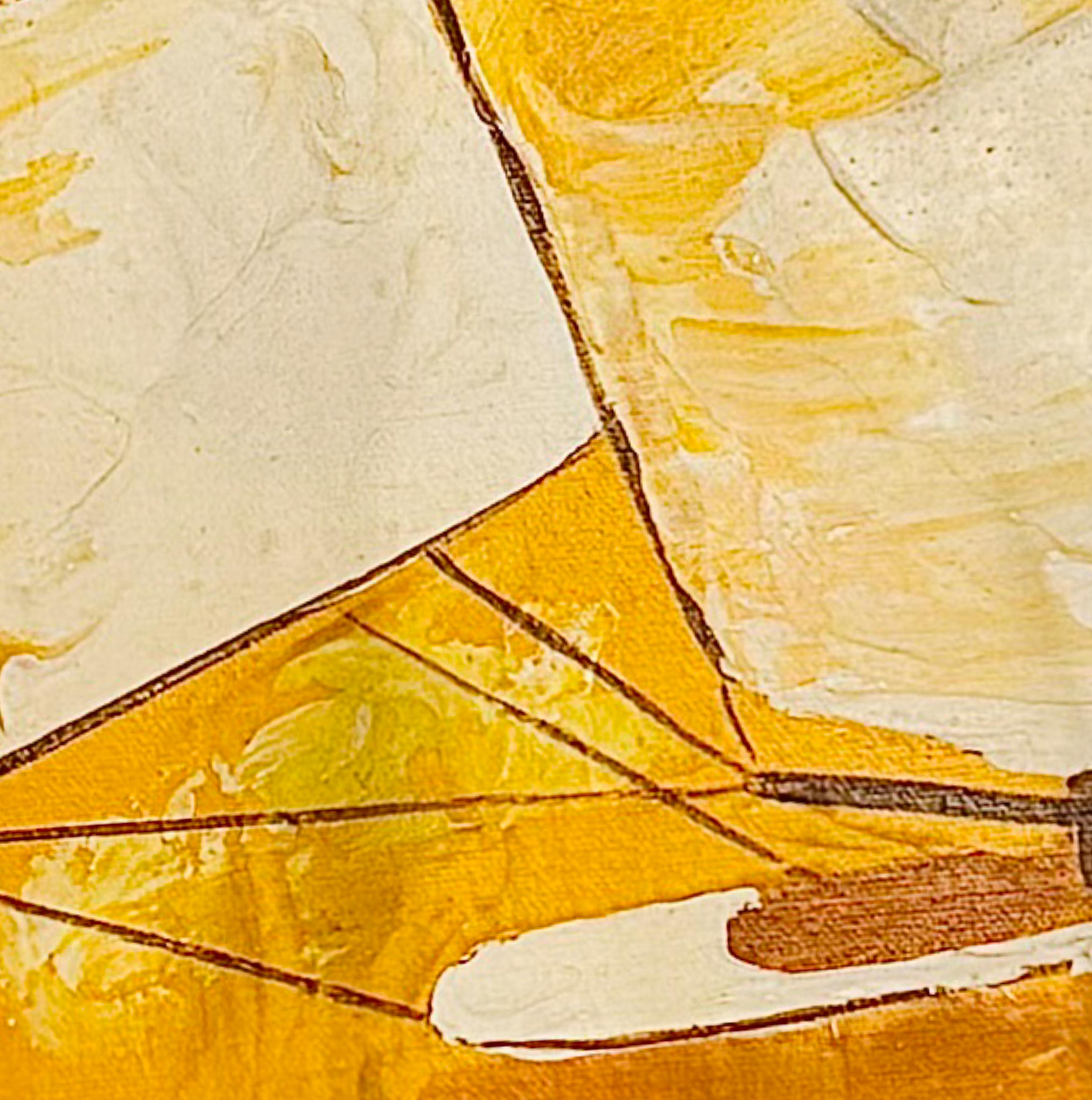 Pat McAlevey Mid Century Modern Abstract 