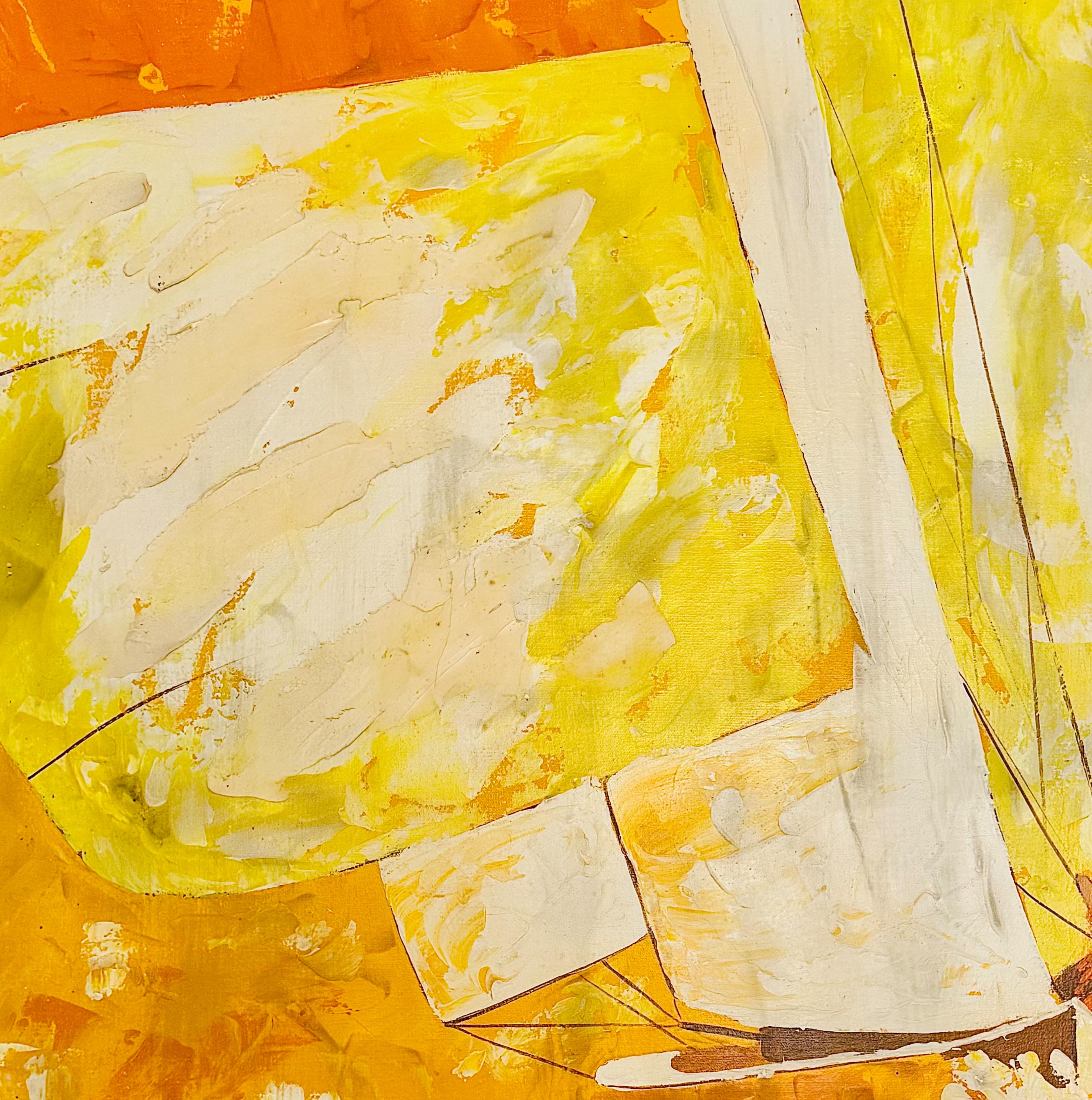 Pat McAlevey Mid Century Modern Abstract 