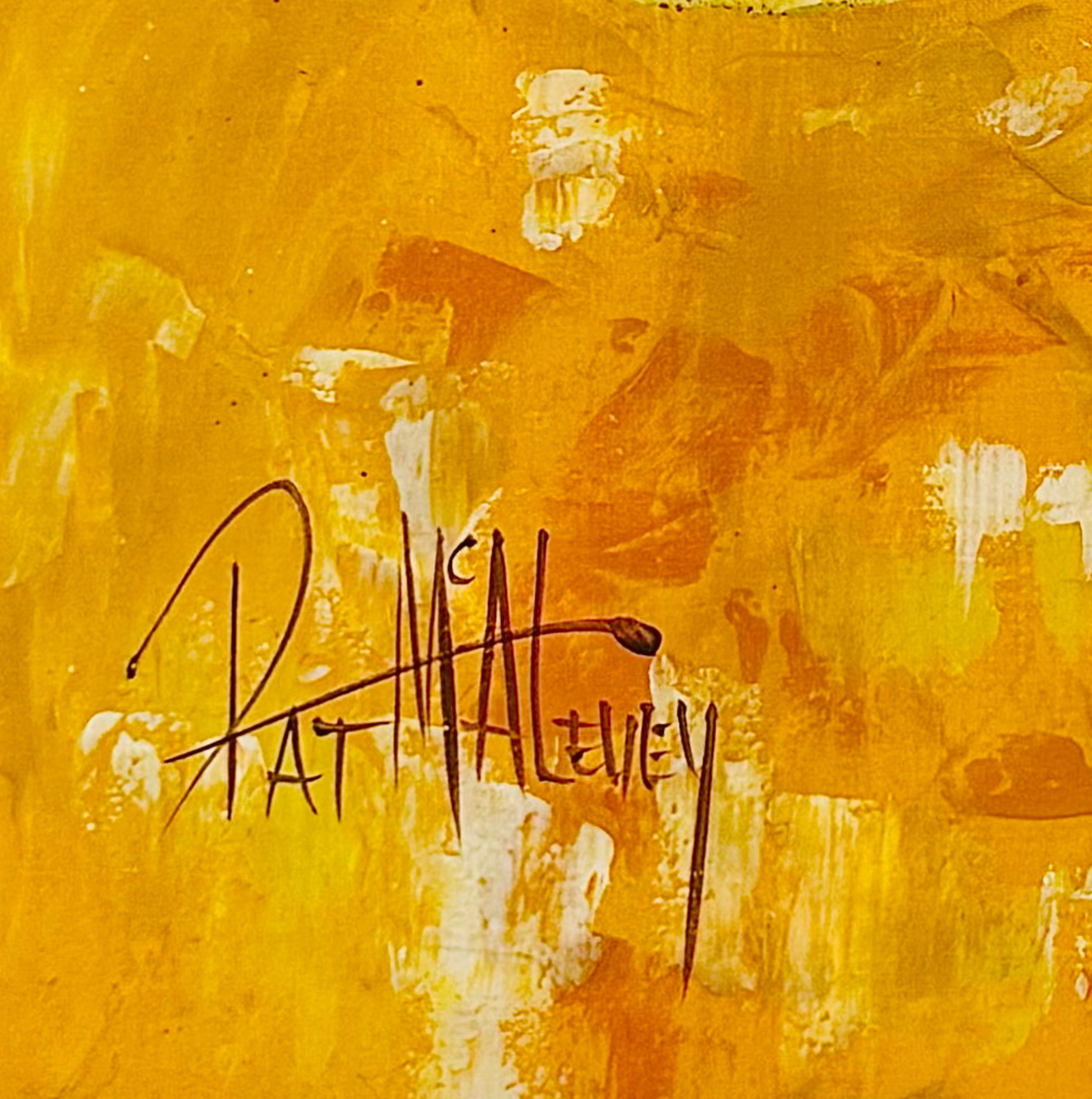 Pat McAlevey Mid Century Modern Abstract 