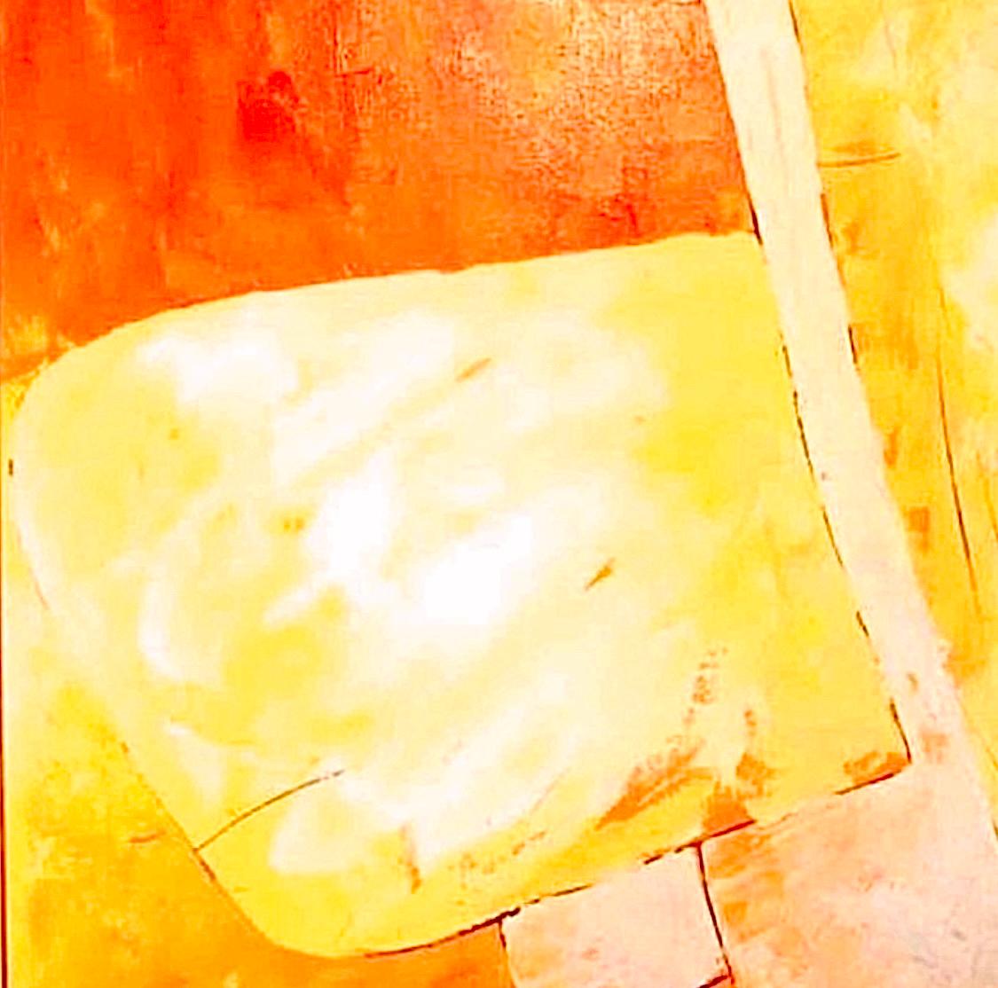 Pat McAlevey Mid Century Modern Abstract “Full Sail” Sailboat Race Oil Painting In Good Condition For Sale In St.Petersburg, FL
