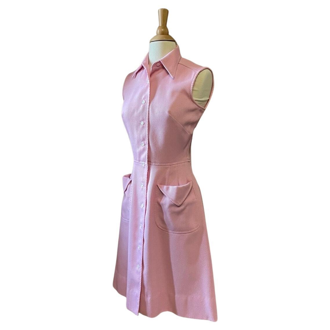 Pat Premo Pink Dress, Circa 1960s In Excellent Condition For Sale In Brooklyn, NY