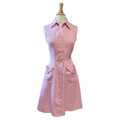 Vintage Pat Premo Pink Dress, Circa 1960s