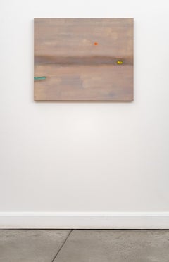 Árnica - Pintura abstracta de paisaje, acrílico sobre lienzo, años 2000