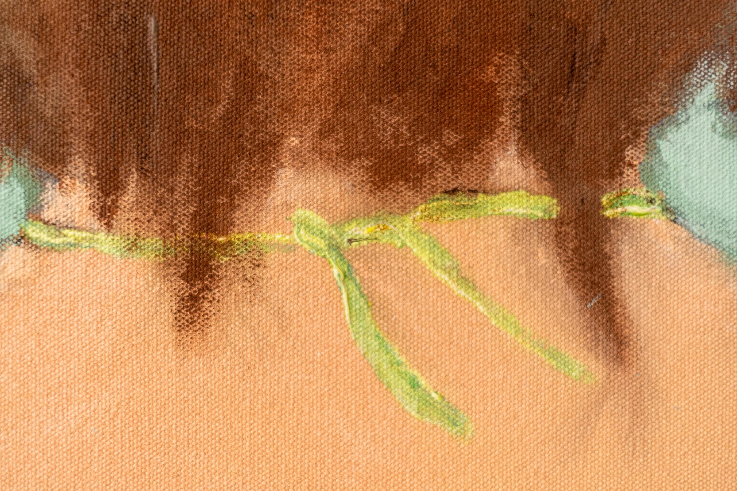 Back 2 - swimmer, minimal, contemporary, figurative, acrylic on canvas For Sale 4