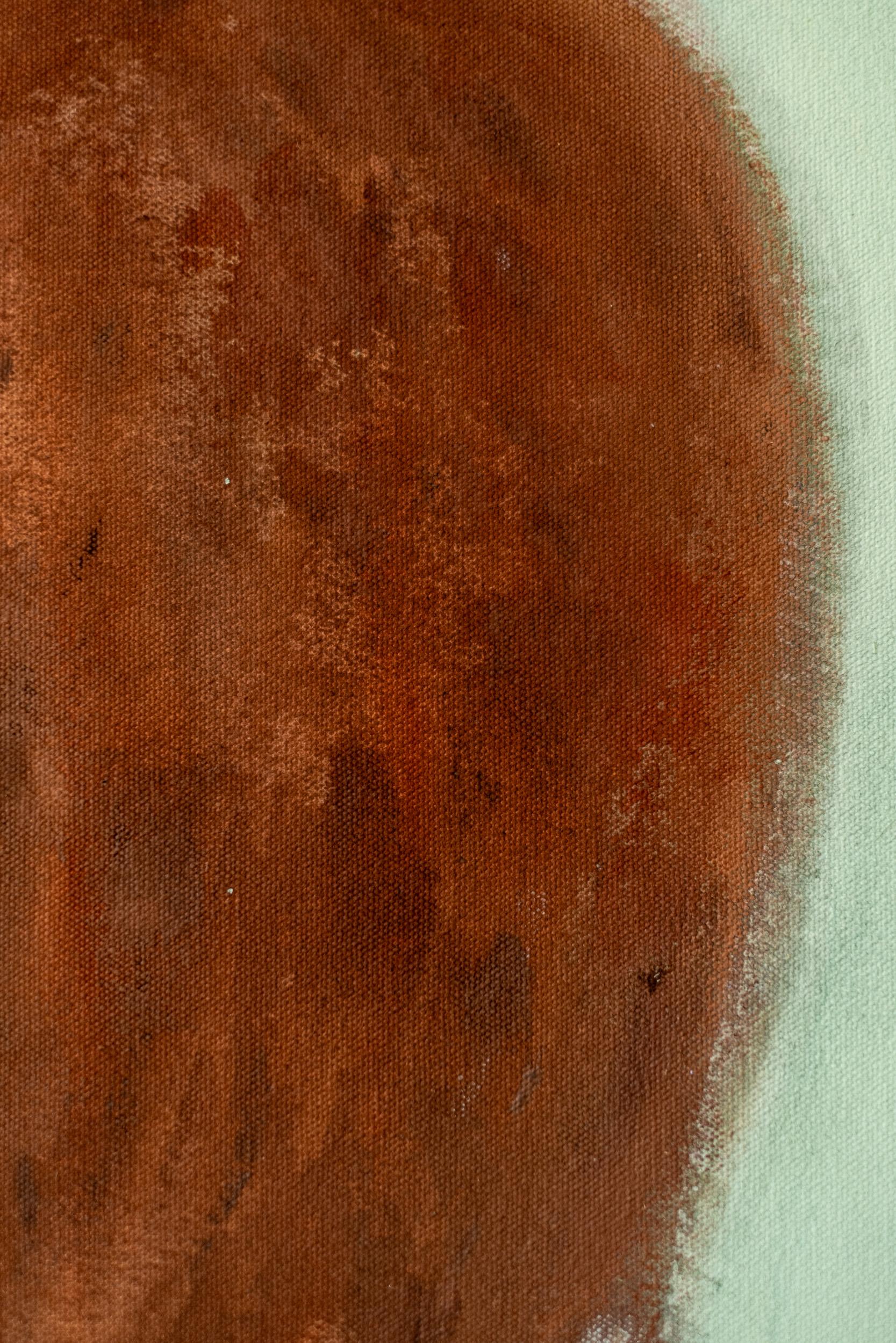 Back 2 - swimmer, minimal, contemporary, figurative, acrylic on canvas For Sale 5