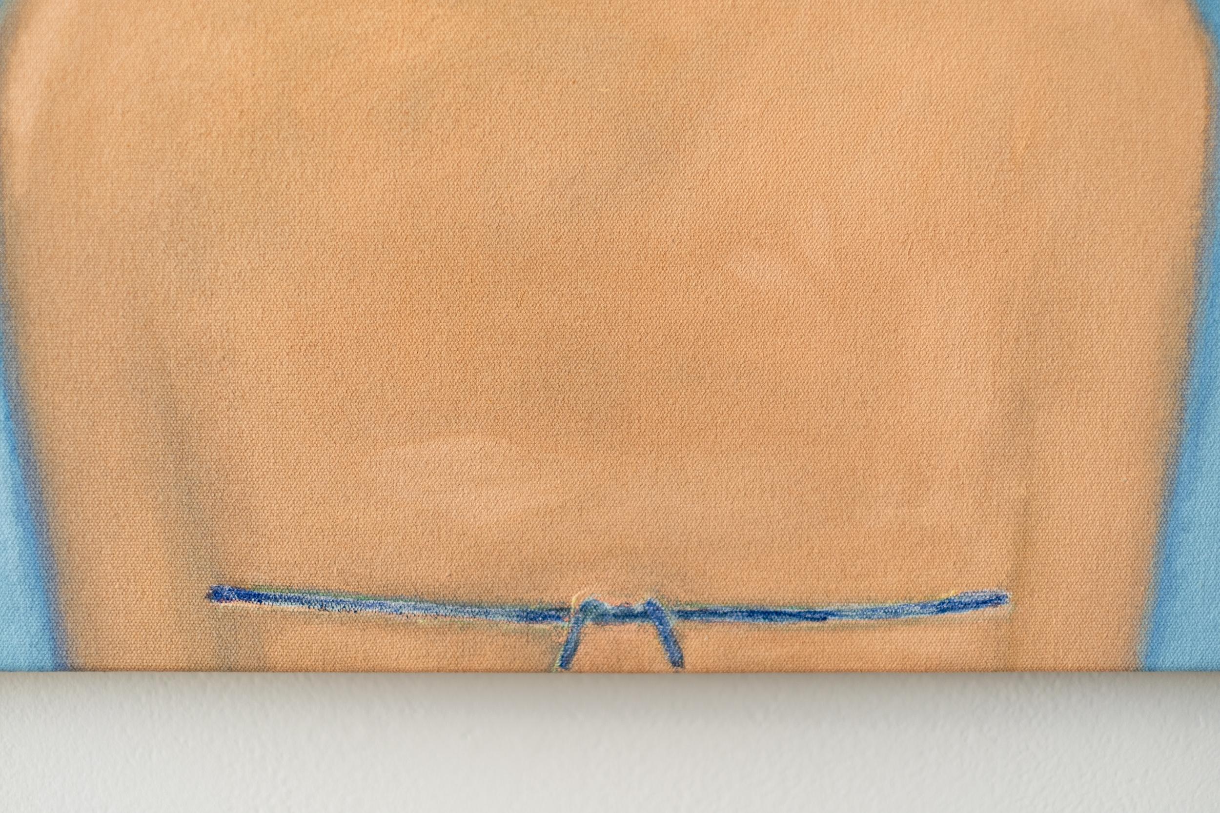 Back 3 - Schwimmer, minimal, zeitgenössisch, figurativ, Acryl auf Leinwand im Angebot 2