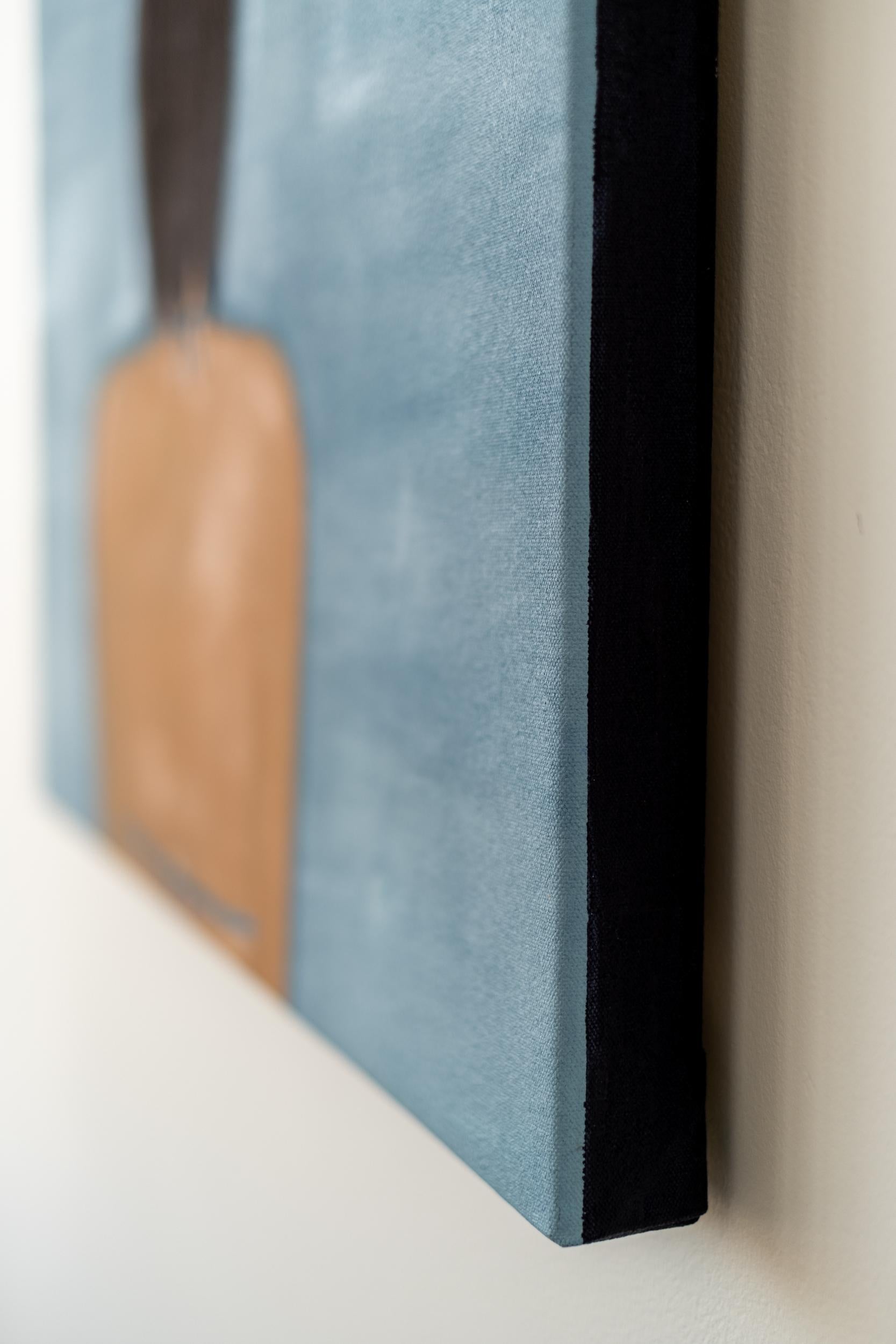 Back 3 - Schwimmer, minimal, zeitgenössisch, figurativ, Acryl auf Leinwand im Angebot 6
