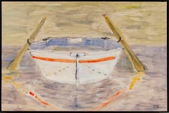 Boat 10 - painting, acrylic on canvas