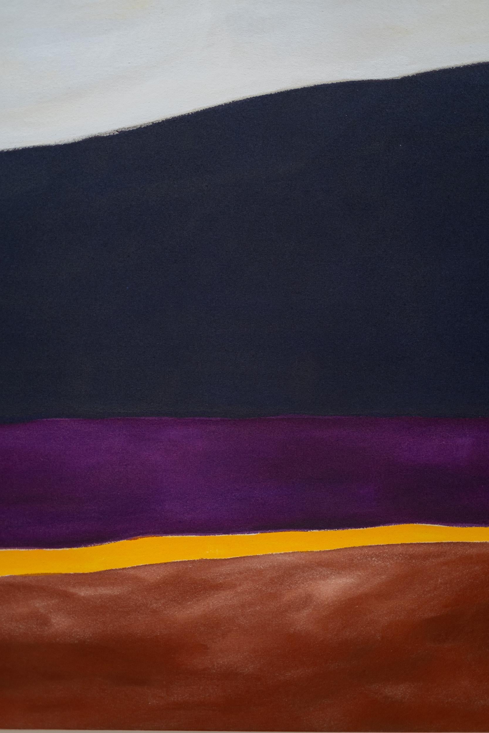 Este cuadro abstracto contemporáneo inspirado en la naturaleza es obra de Pat Service.

El encanto de la carretera ha sido durante mucho tiempo uno de los temas favoritos de este artista canadiense. Y con ese ojo de artista, ha vuelto a imaginar la