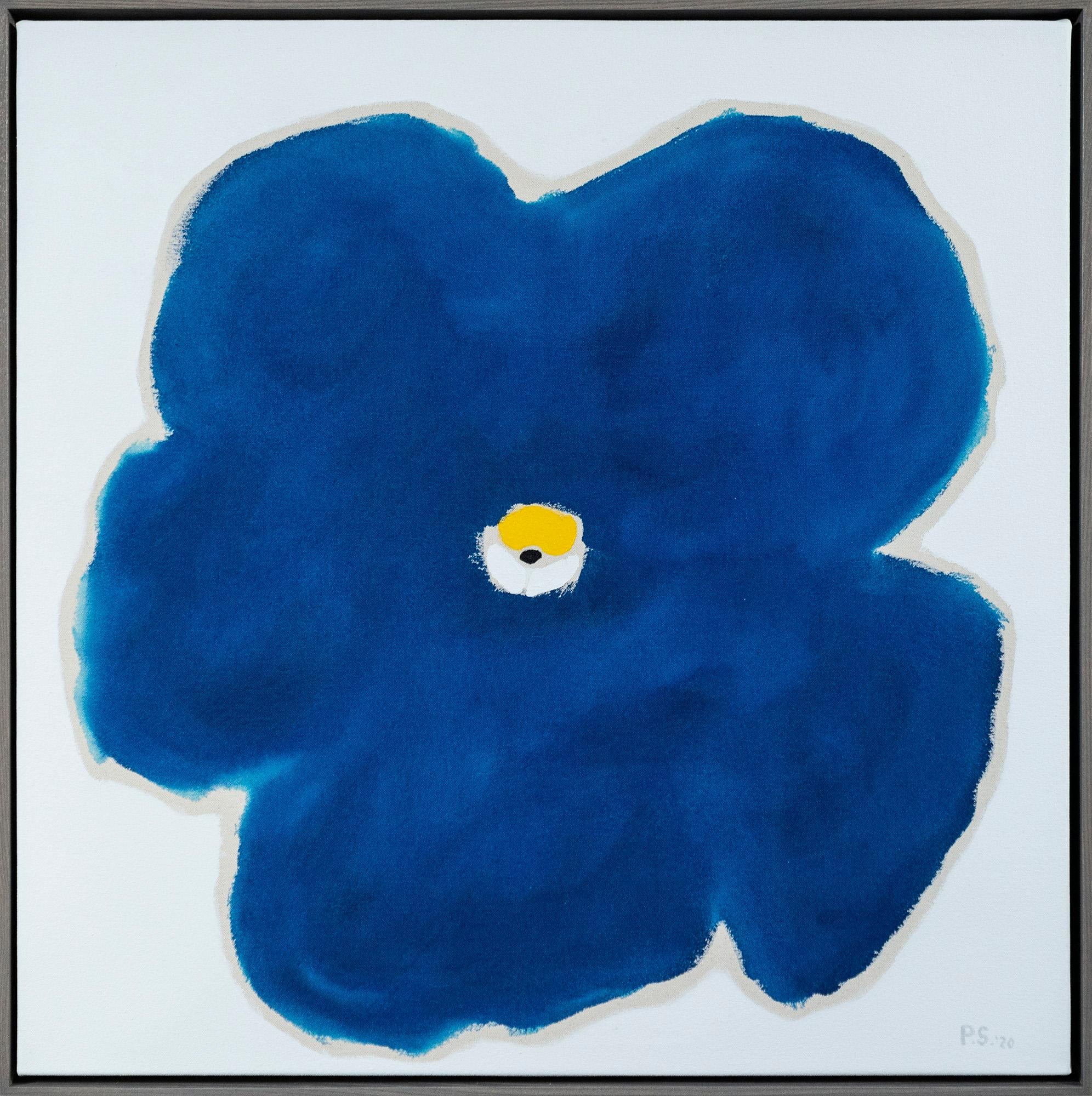 Buongiorno - contemporaneo, minimalista, astratto, floreale, acrilico su tela