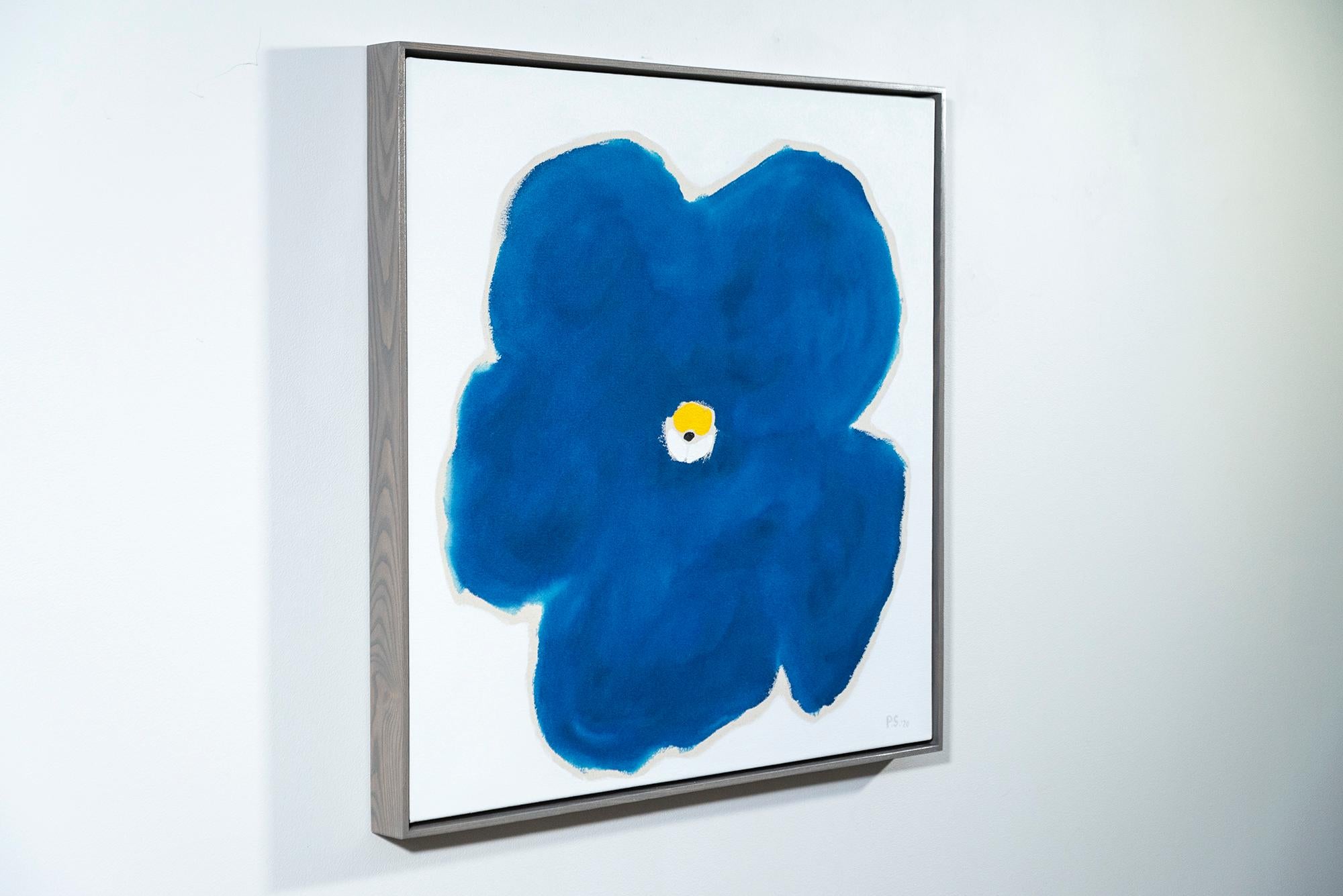 Good Morning - zeitgenössisch, minimalistisch, abstrakt, floral, Acryl auf Leinwand im Angebot 2