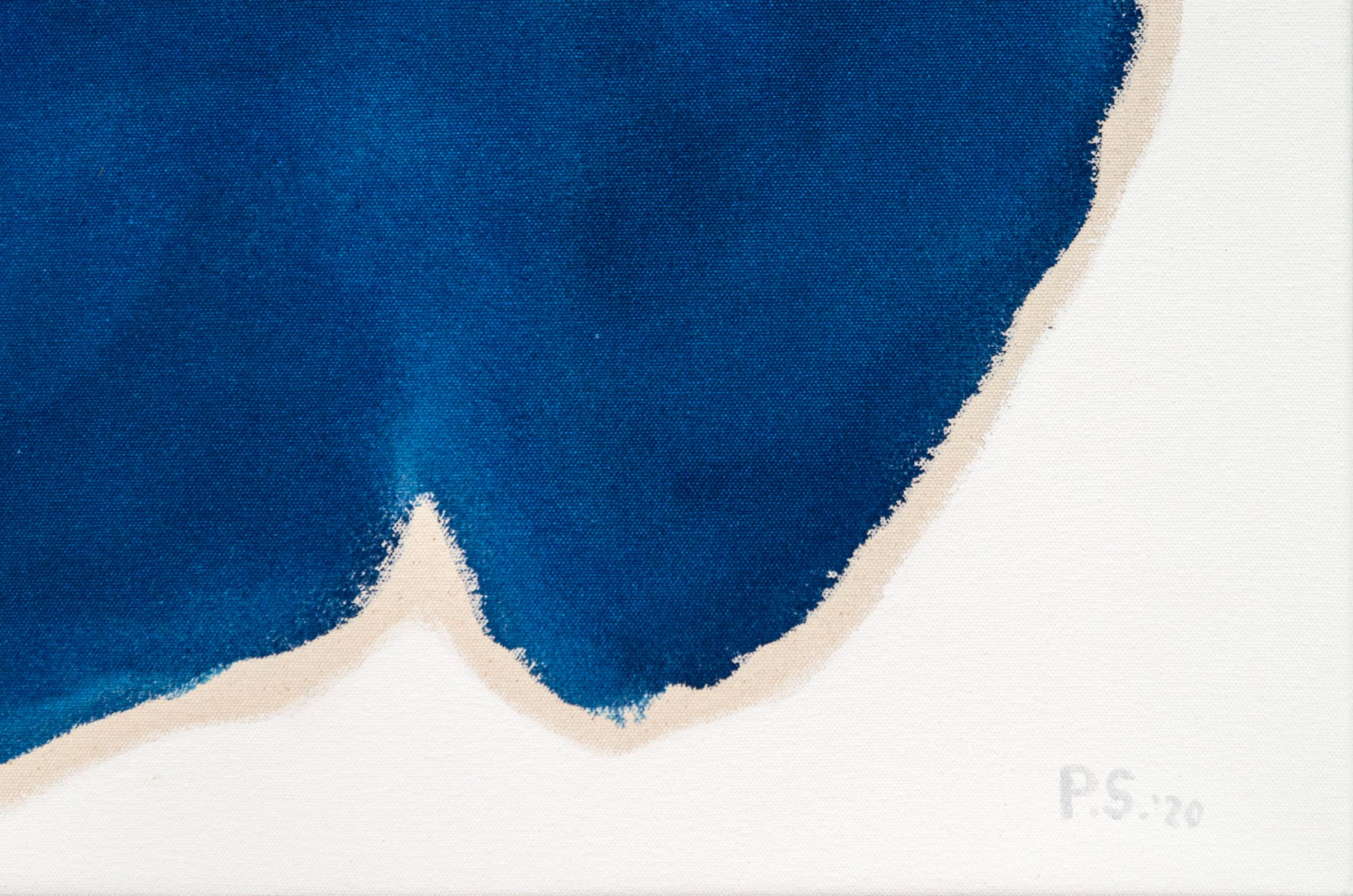Good Morning - zeitgenössisch, minimalistisch, abstrakt, floral, Acryl auf Leinwand im Angebot 3