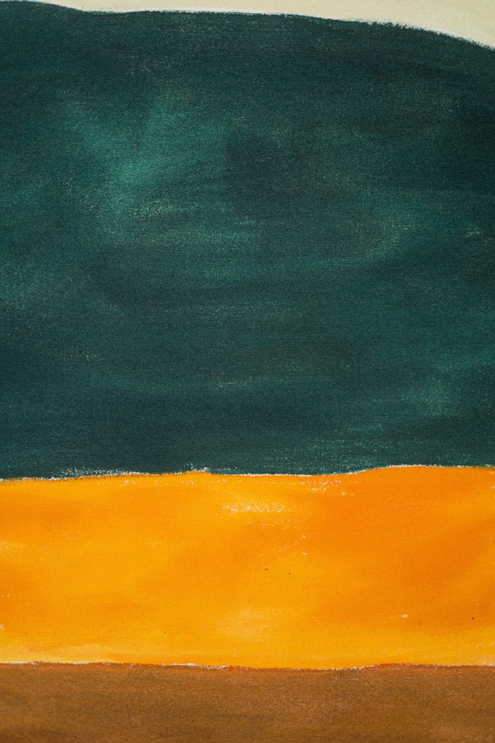 Este cuadro abstracto contemporáneo inspirado en la naturaleza es obra de Pat Service.

El encanto de la carretera ha sido durante mucho tiempo uno de los temas favoritos de este artista canadiense. Y con ese ojo de artista, ha vuelto a imaginar la