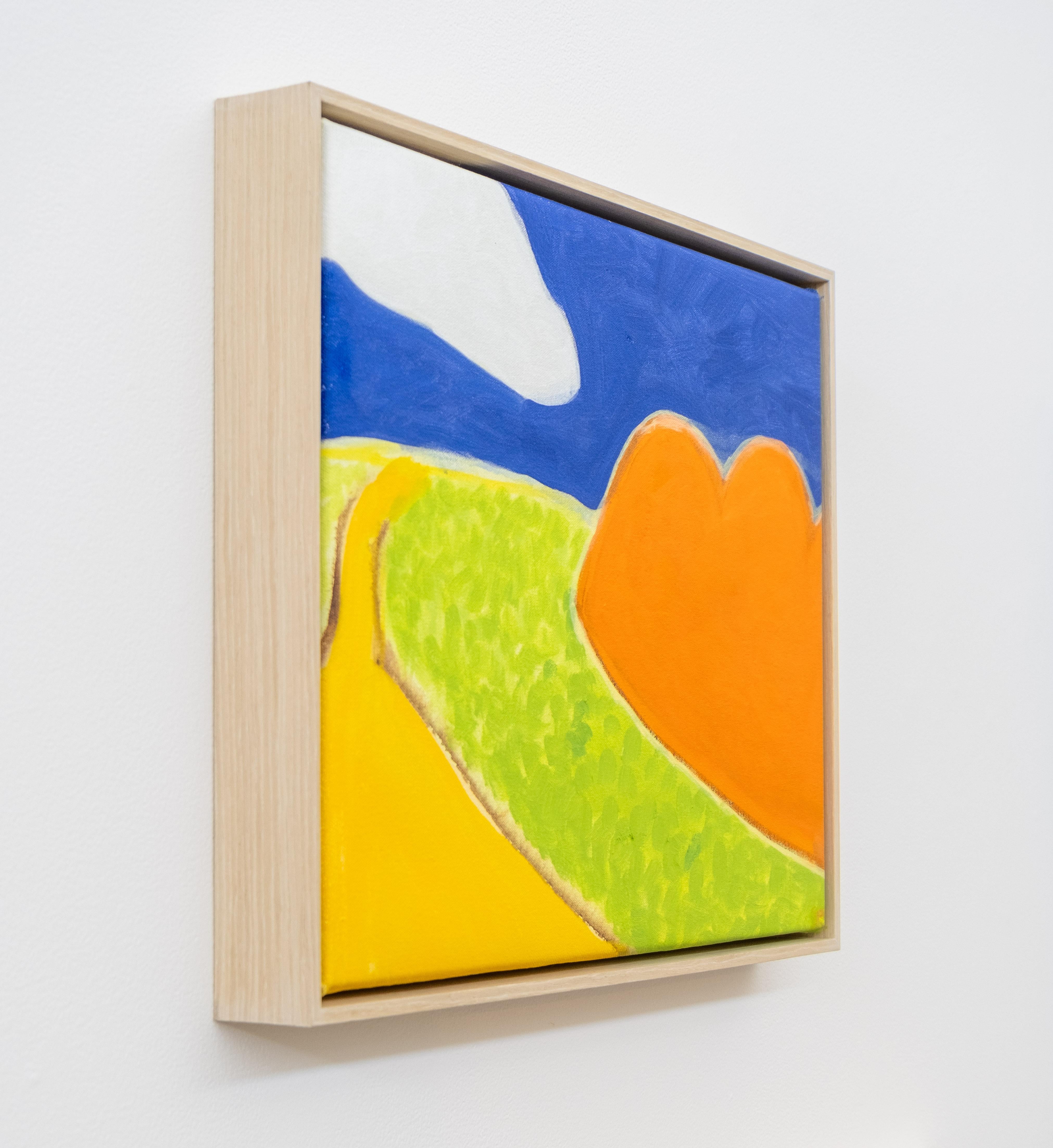High Way - paesaggio contemporaneo, minimalista, astratto, acrilico su tela - Painting di Pat Service