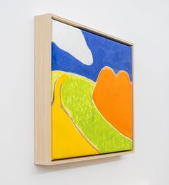 High Way - contemporain, minimaliste, paysage abstrait, acrylique sur toile