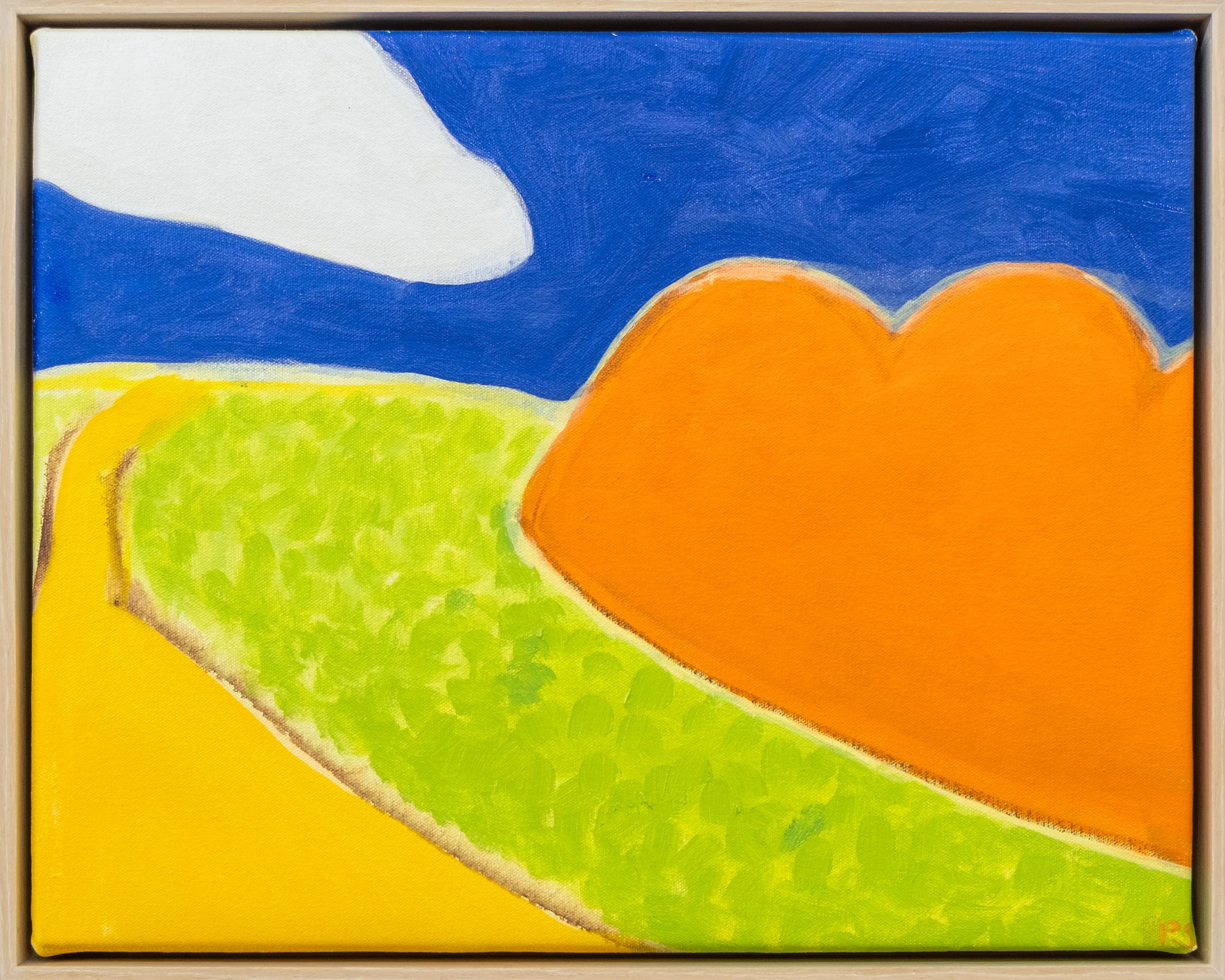 Abstract Painting di Pat Service - High Way - paesaggio contemporaneo, minimalista, astratto, acrilico su tela