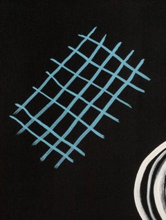 Moment III – dunkle, ausdrucksstarke, minimalistische, abstrakte Formen, Acryl auf Leinwand