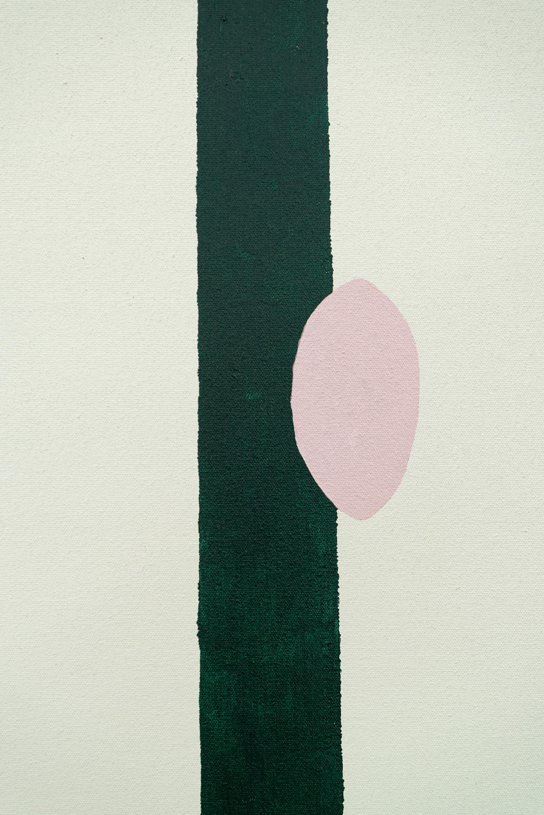 Playback - minimalista, contemporaneo, astratto, alberi, acrilico su tela - Painting di Pat Service