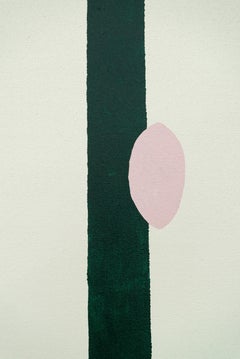 Playback - minimalistisch, zeitgenössisch, abstrakt, Bäume, Acryl auf Leinwand