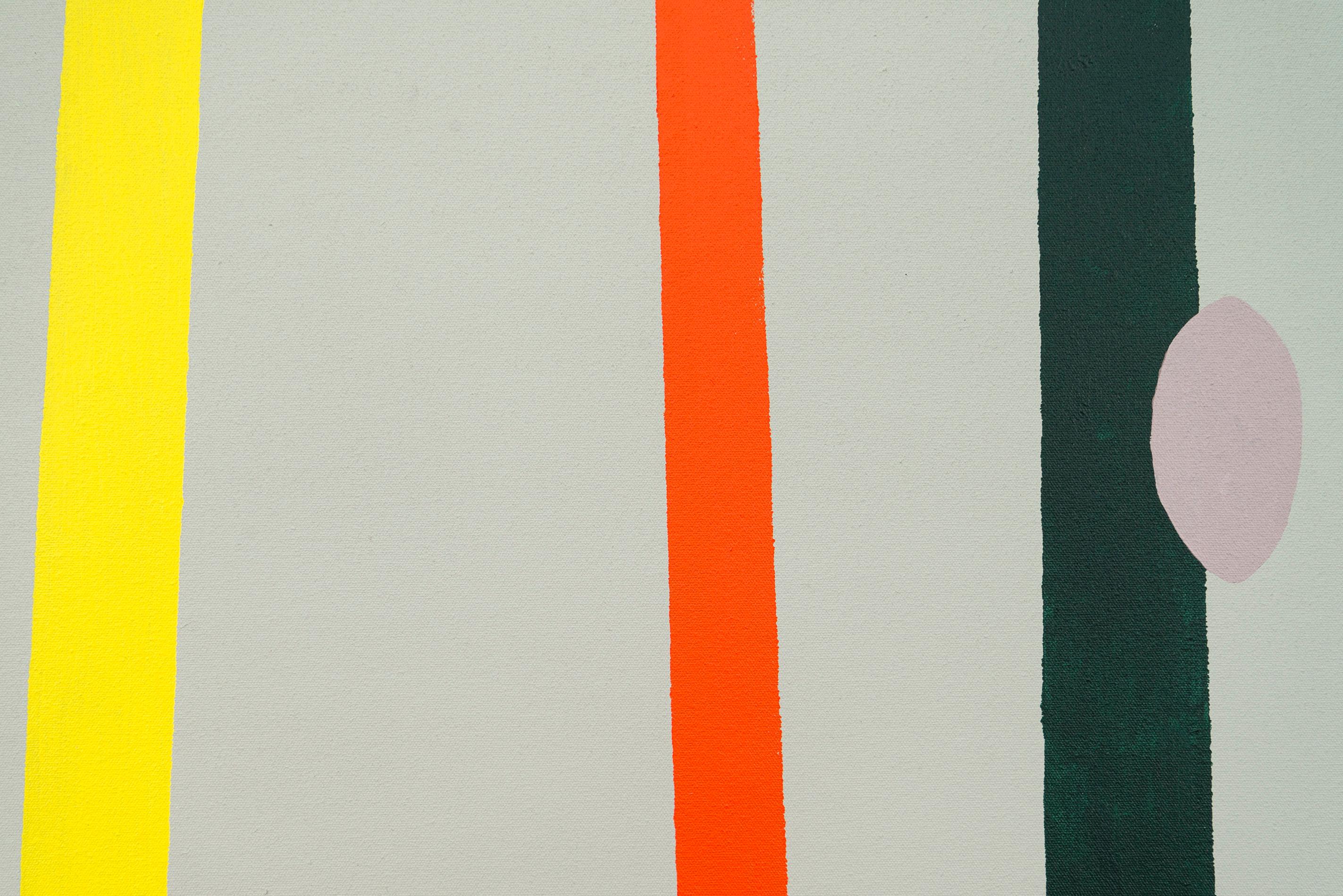 Playback - minimalista, contemporaneo, astratto, alberi, acrilico su tela - Painting Contemporaneo di Pat Service