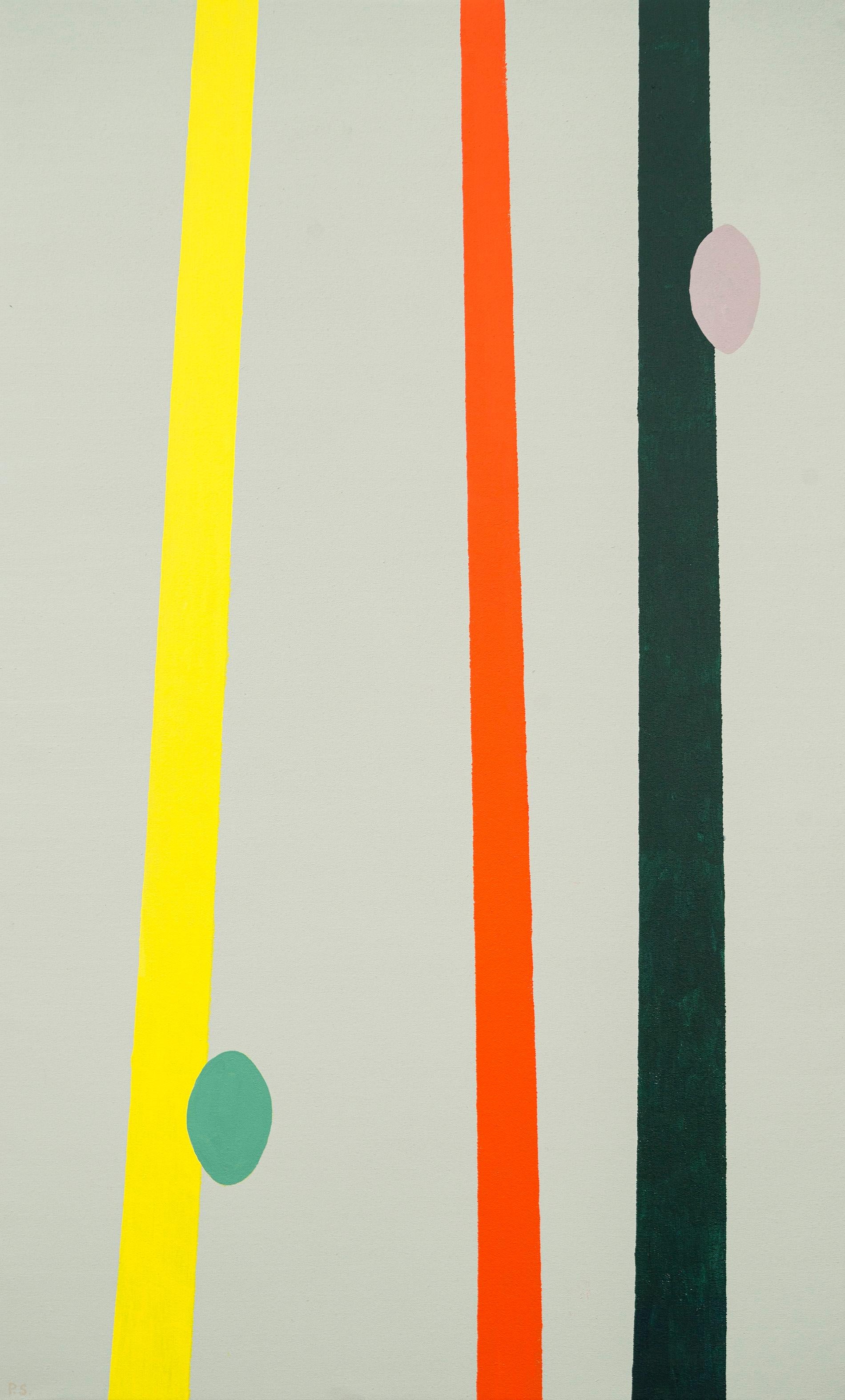 Abstract Painting di Pat Service - Playback - minimalista, contemporaneo, astratto, alberi, acrilico su tela