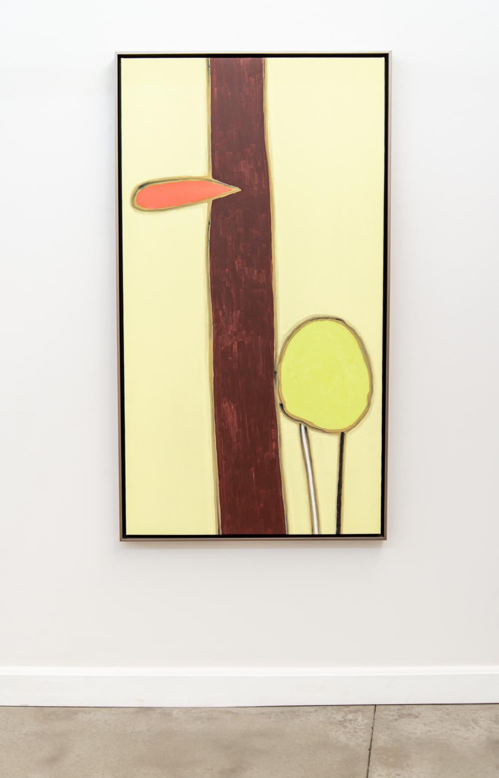 Threesome - haut, coloré, minimaliste, abstrait, acrylique sur toile en vente 2