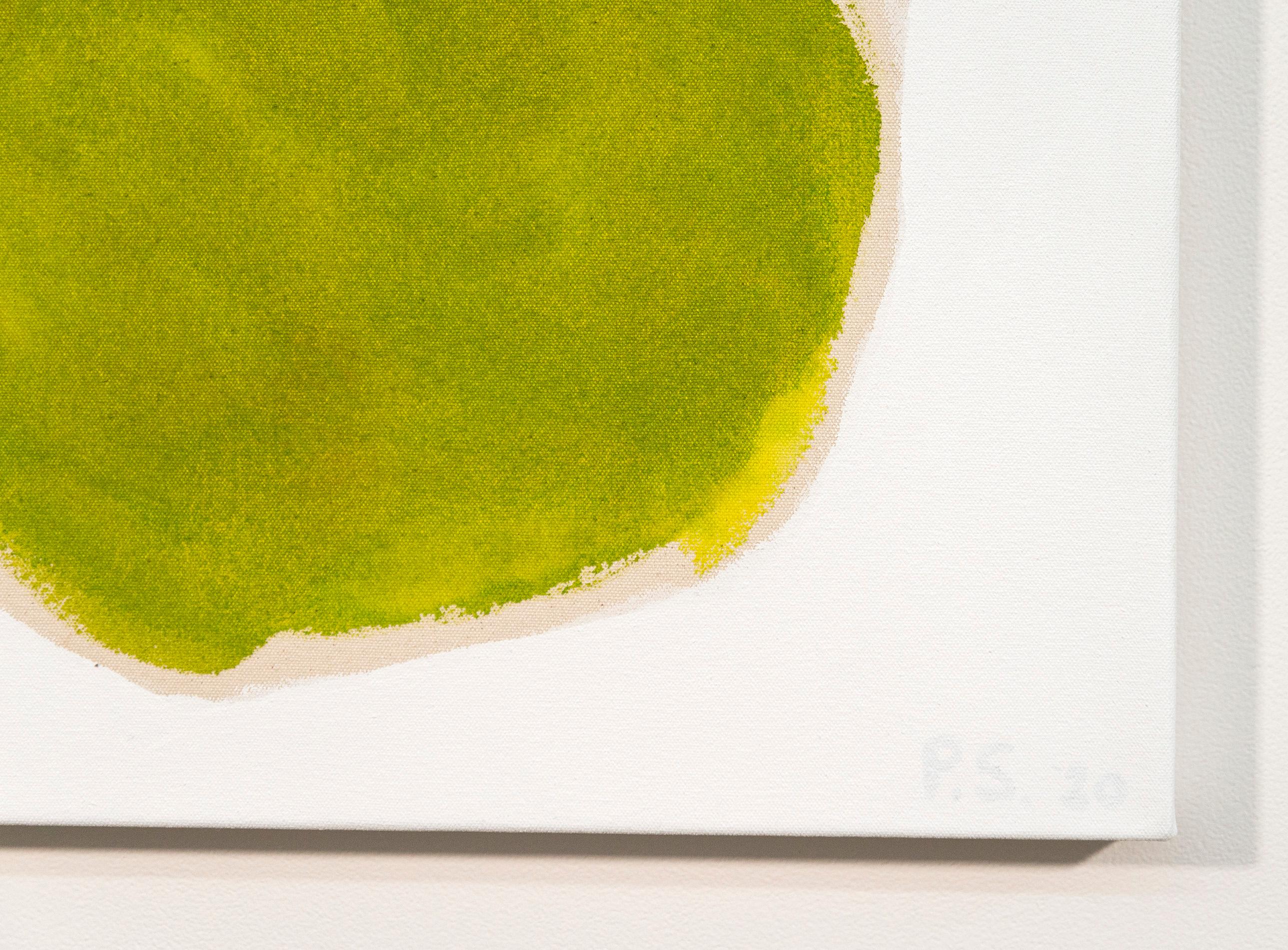 Twin 2 - colorato, espressivo, minimale, astratto, floreale, acrilico su tela - Painting di Pat Service