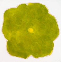 Twin 2 - coloré, expressif, minimal, abstrait, floral, acrylique sur toile