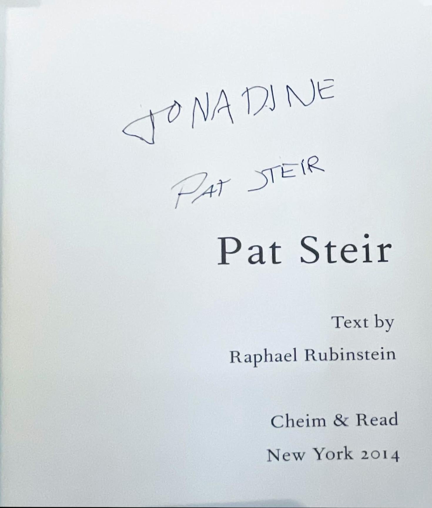 Limited Edition Monograph: Pat Steir (Hand signed and inscribed by Pat Steir) en vente 2