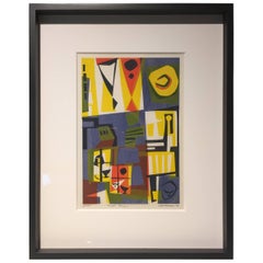 Pat Vaccaro "Urban Eclipse" Silkscreen, 1956