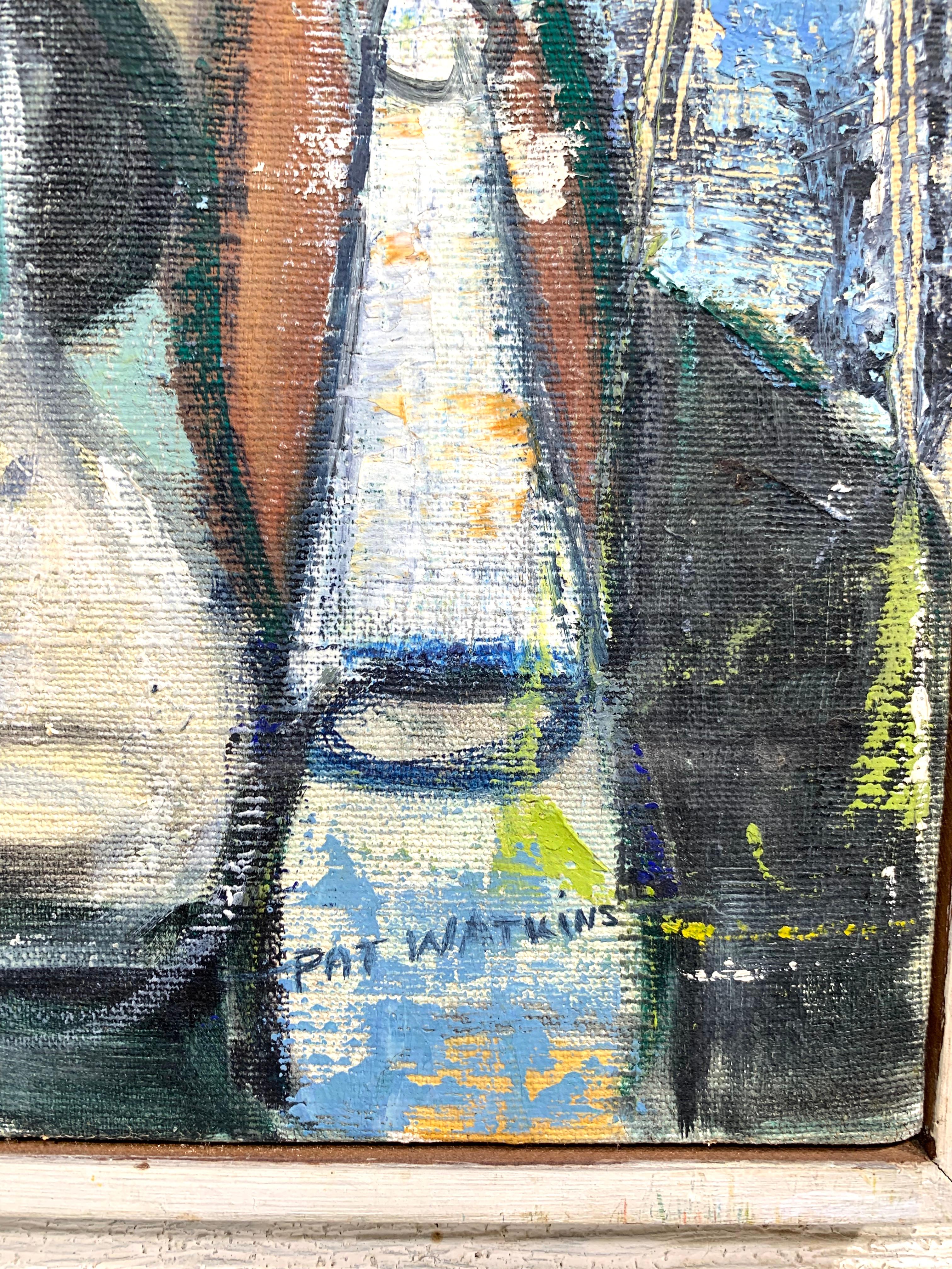 Bottle Still Life - Painting by Pat Watkins