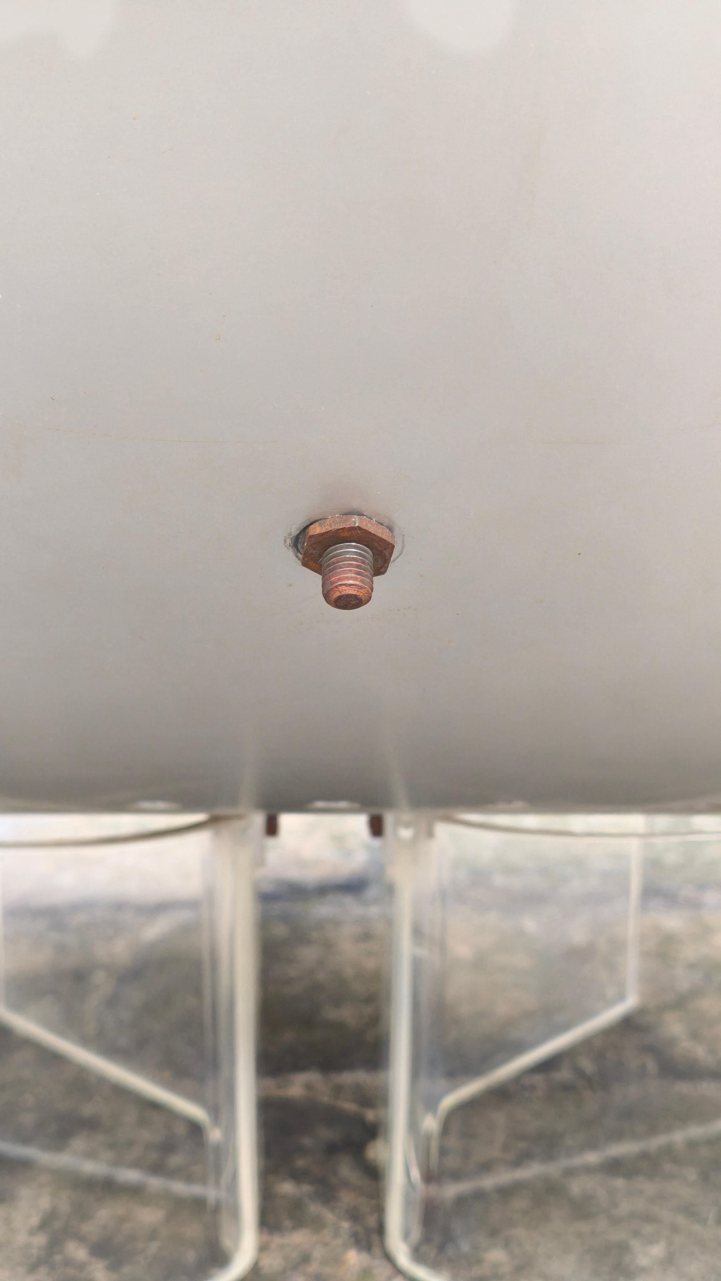 Patate armchair in altuglas, aluminum and fabric by Pierre Vandel - 70 s, France For Sale 11