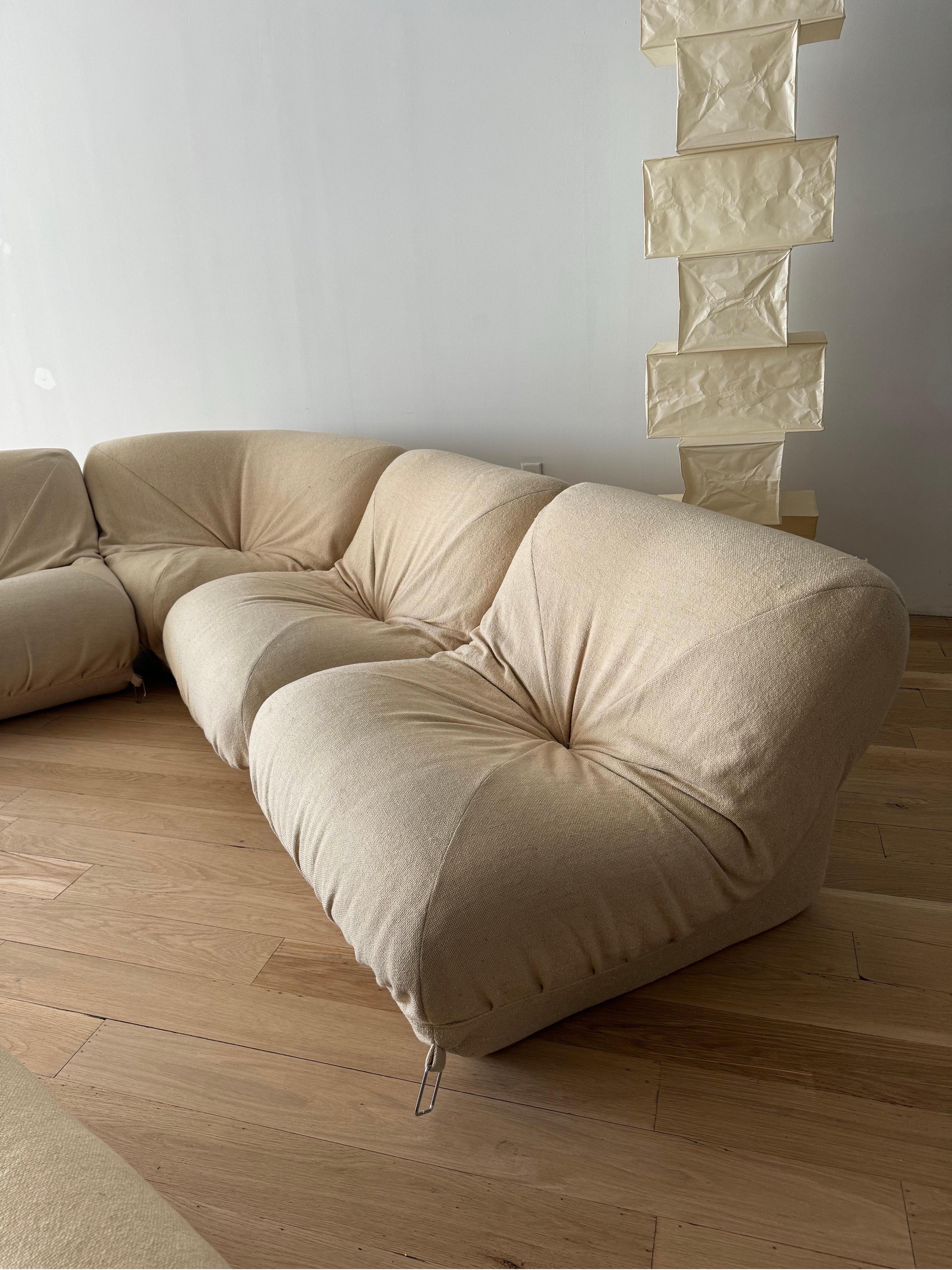 Mid-Century Modern 'Patate' Modular Sofa by Airborne France, 1970s