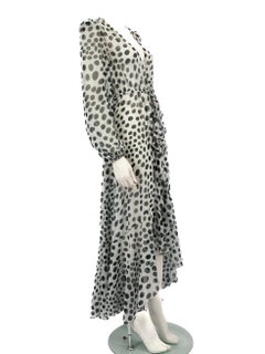 PatBO Polkadot Pattern Midi Dress Size XS