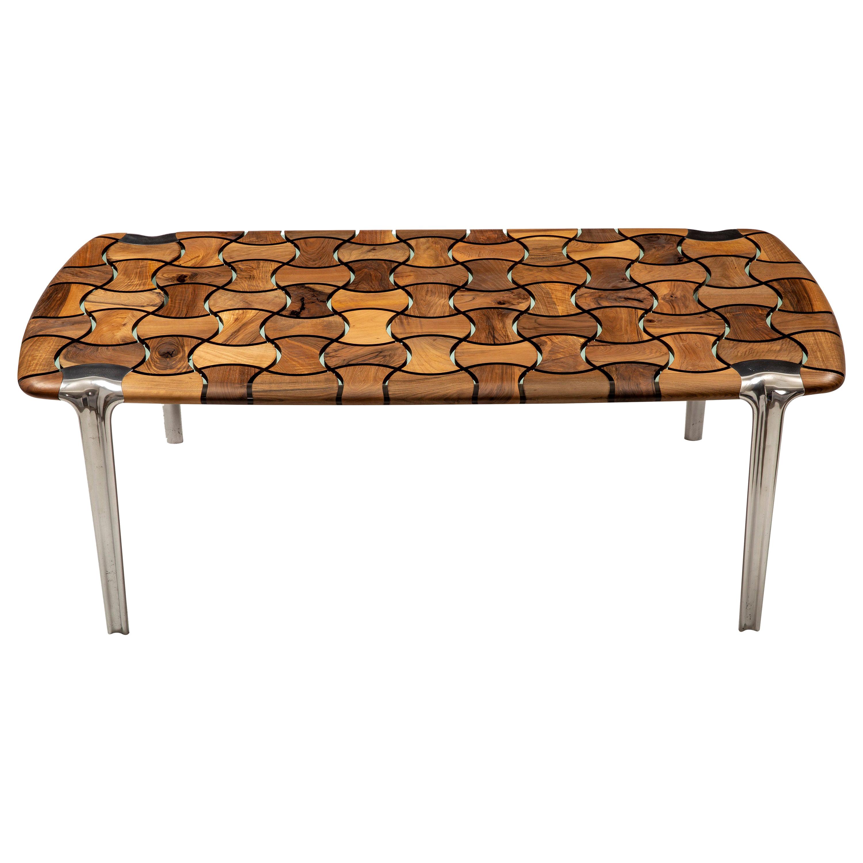 Patch 220 Epoxy Resin Dining Table For Sale